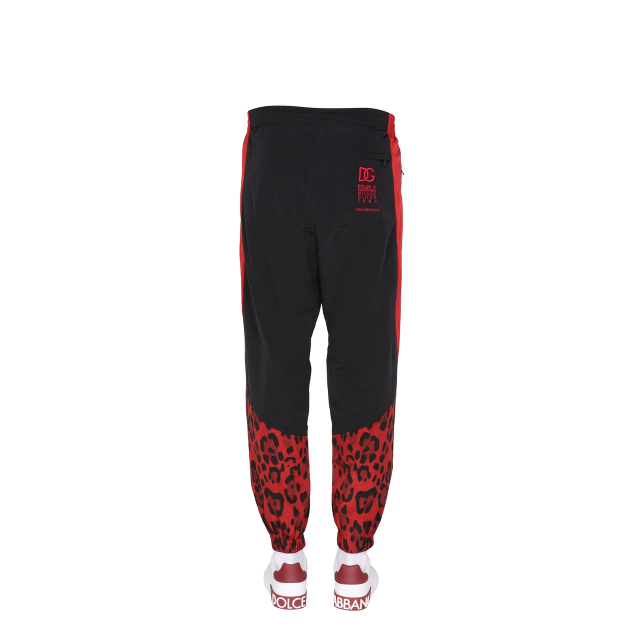 Jogging Pants with Animal Print