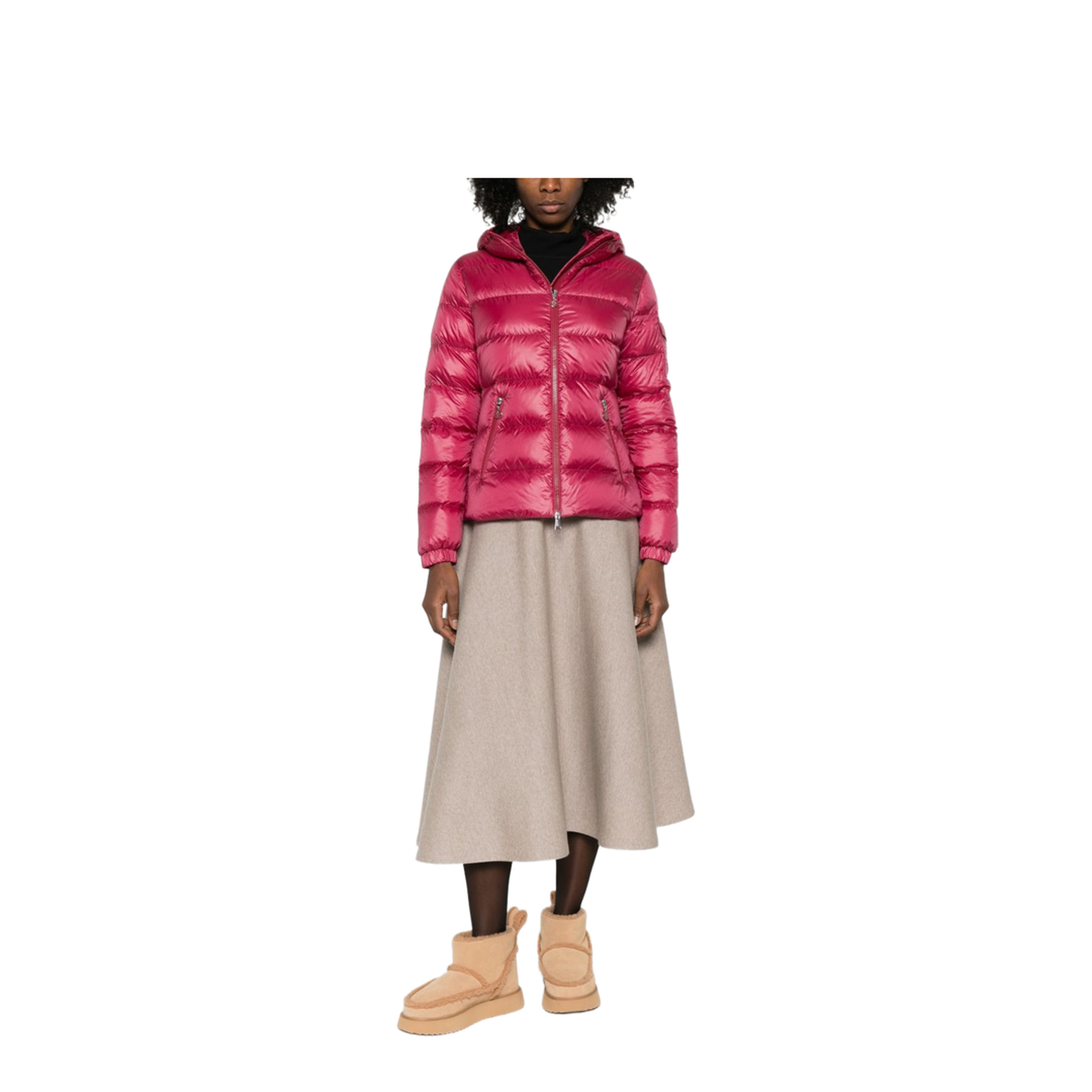 Glesse Hooded Short Down Jacket