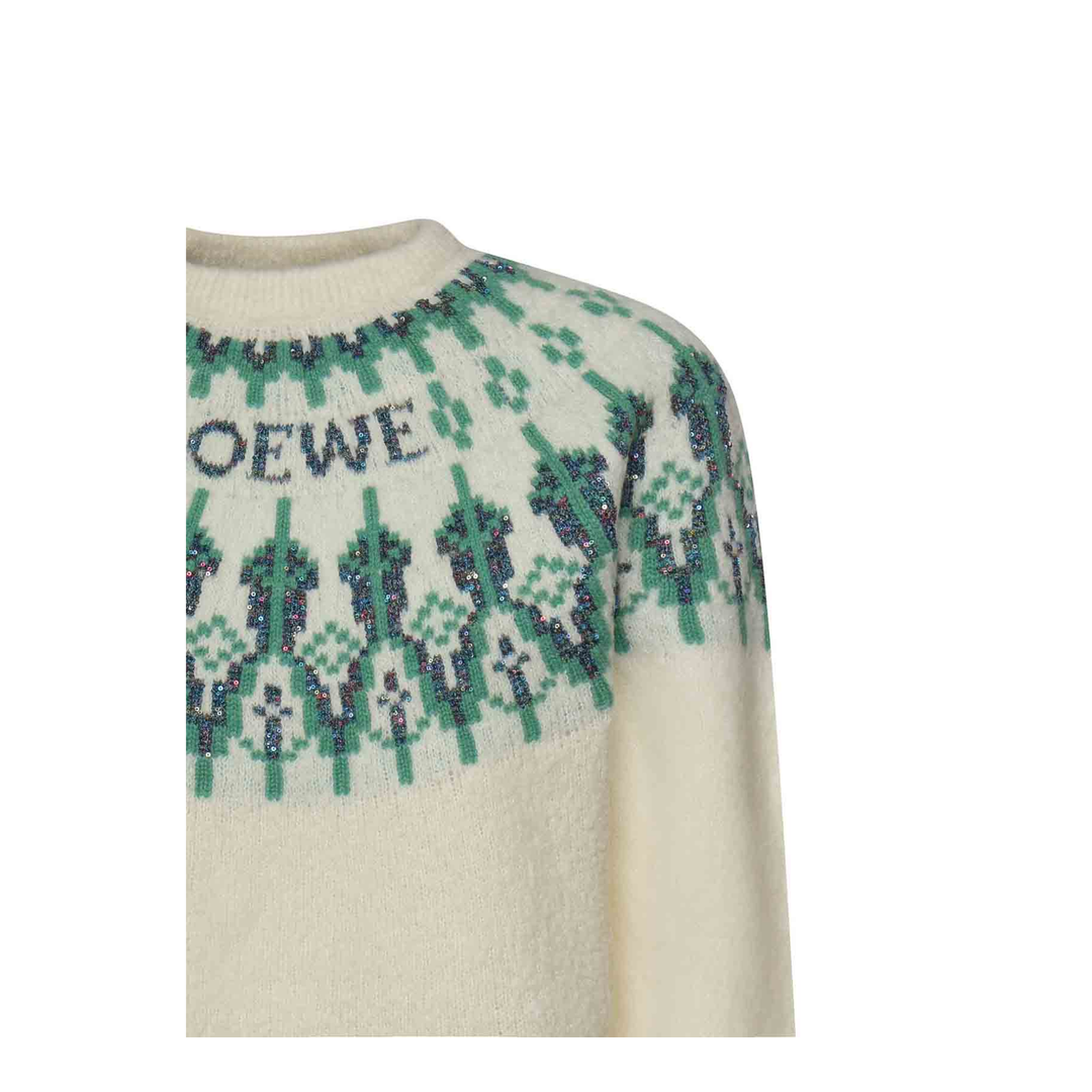 Wool Blend Crewneck Sweater