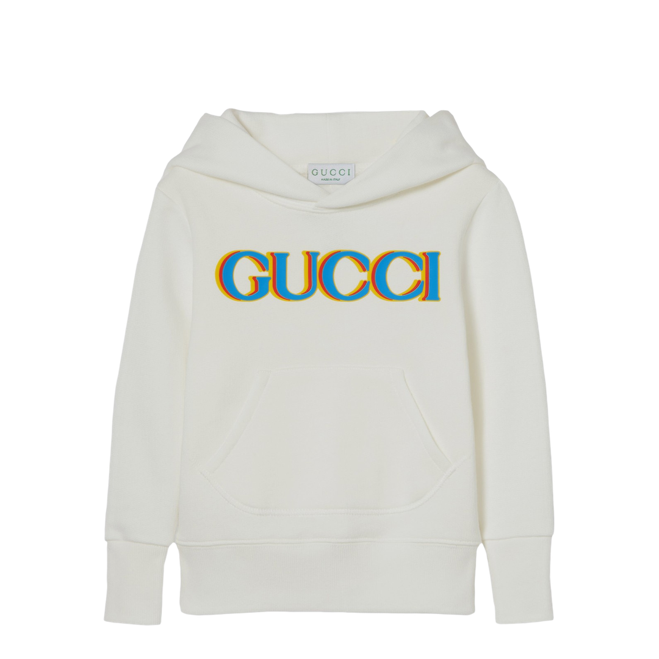 White Hoodie with Logo