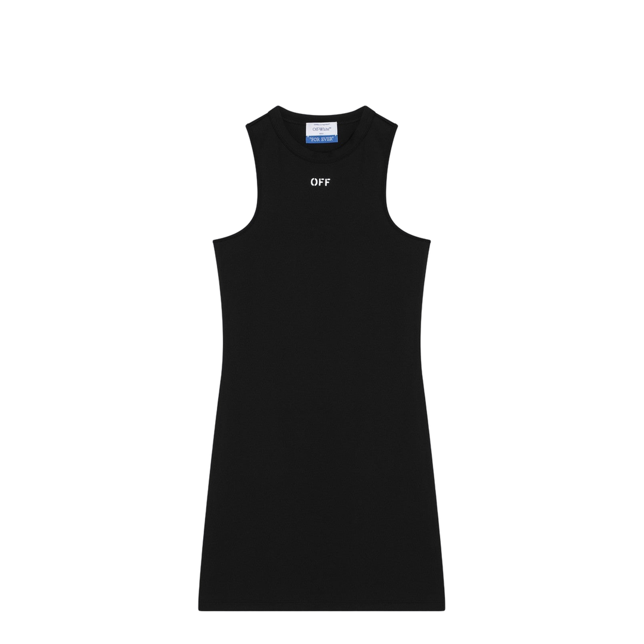 MAYFEYR - - Black Mini Dress With Logo - OWDB463C99JER0011001