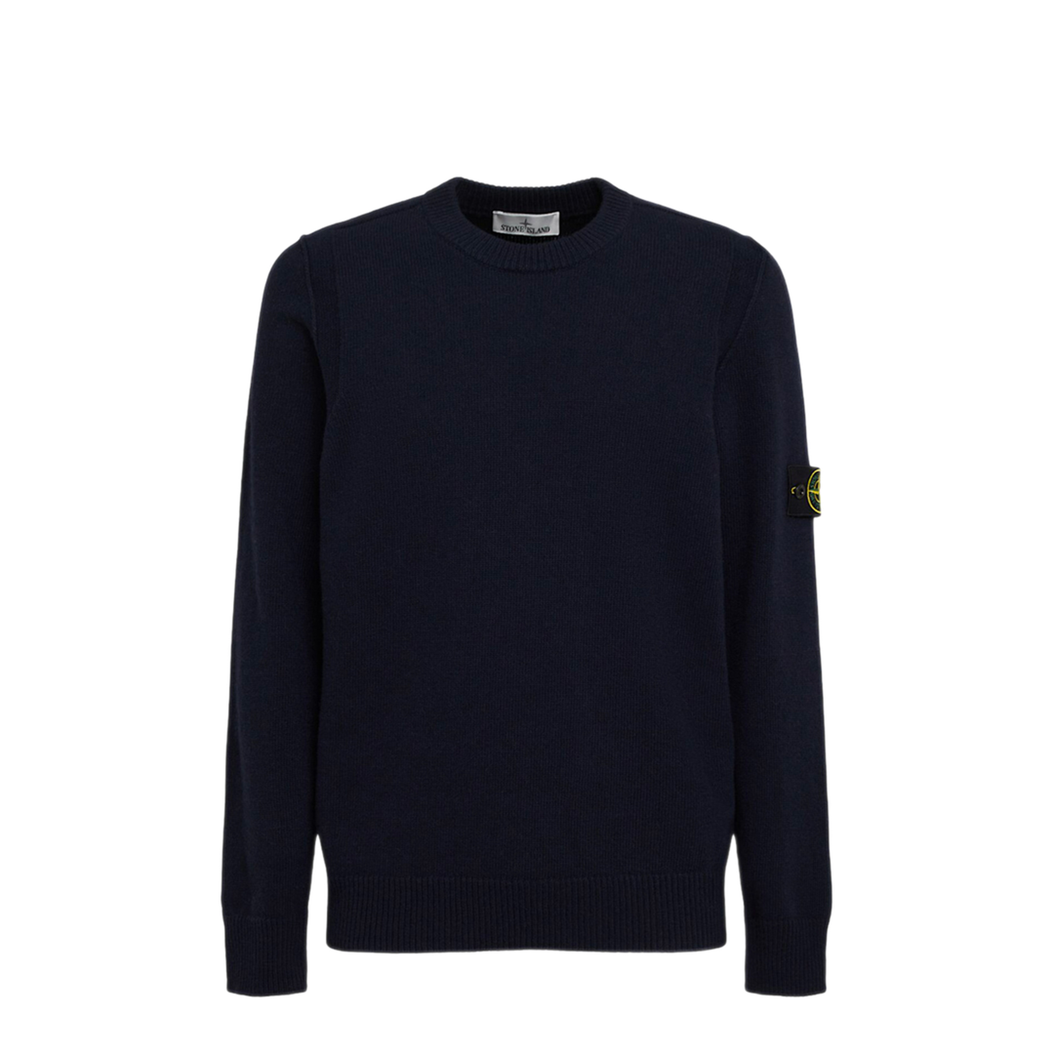 MAYFEYR - Stone Island - Loose Fit Ribbed Cotton Crewneck Sweater - L1S155100023S01B2