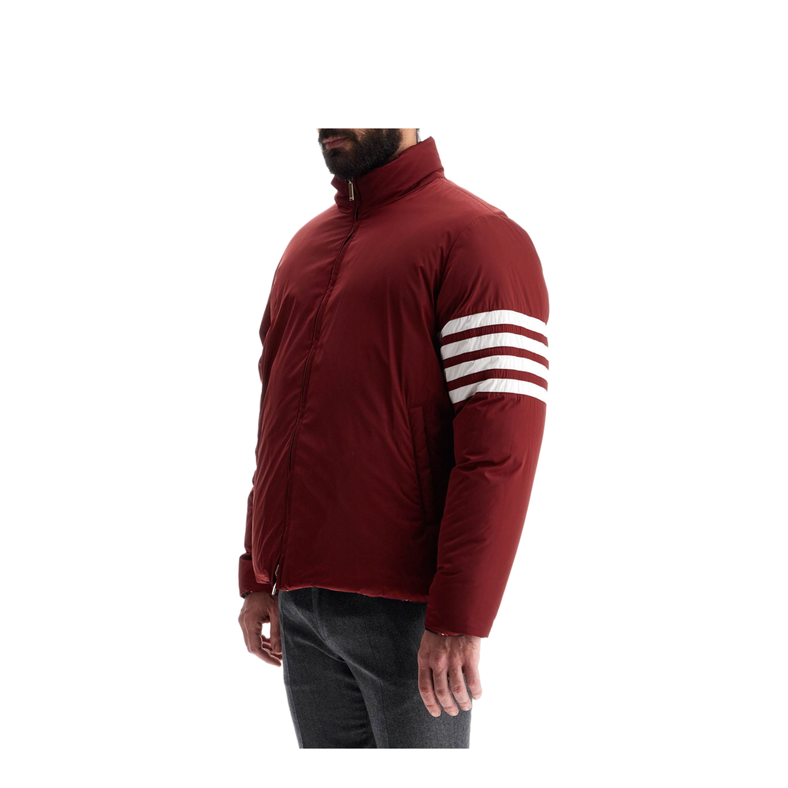 Reversible High-Neck Down Jacket