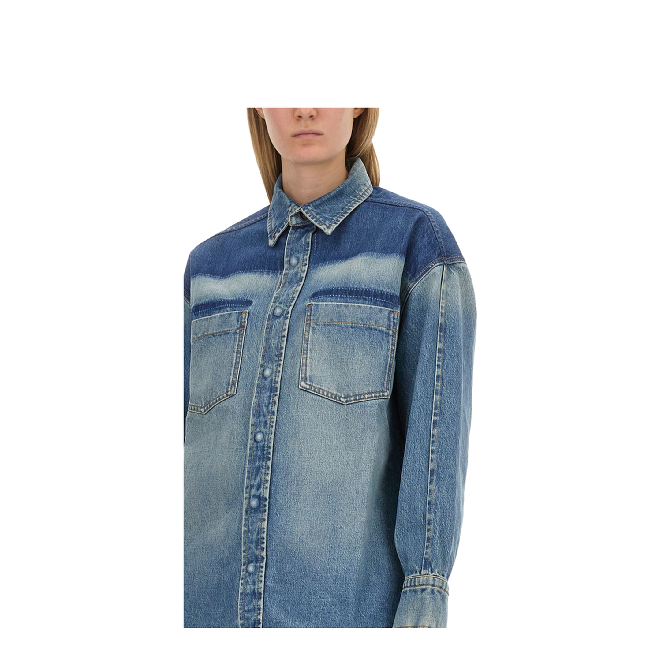 Oversized Denim Shirt