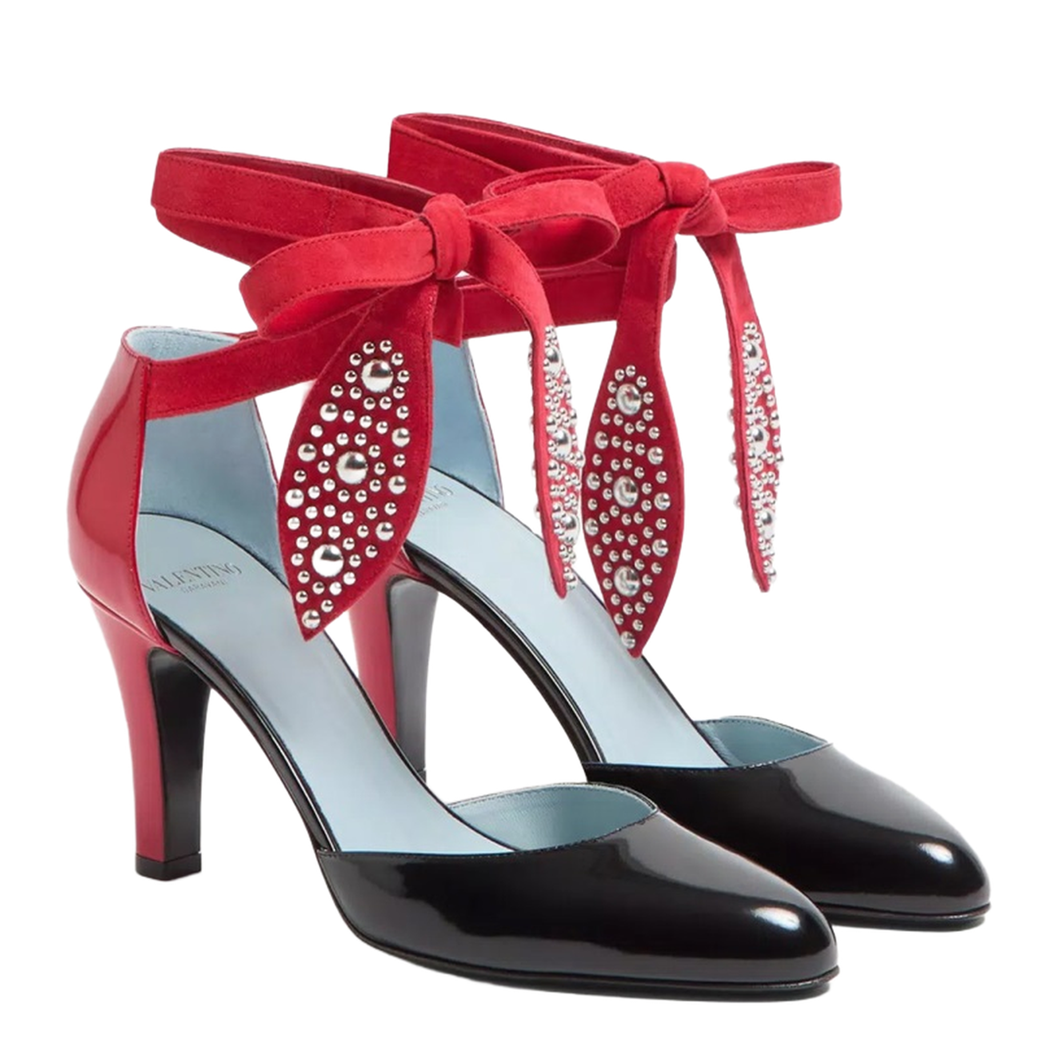 Black and Red Foliefoliage Décolleté