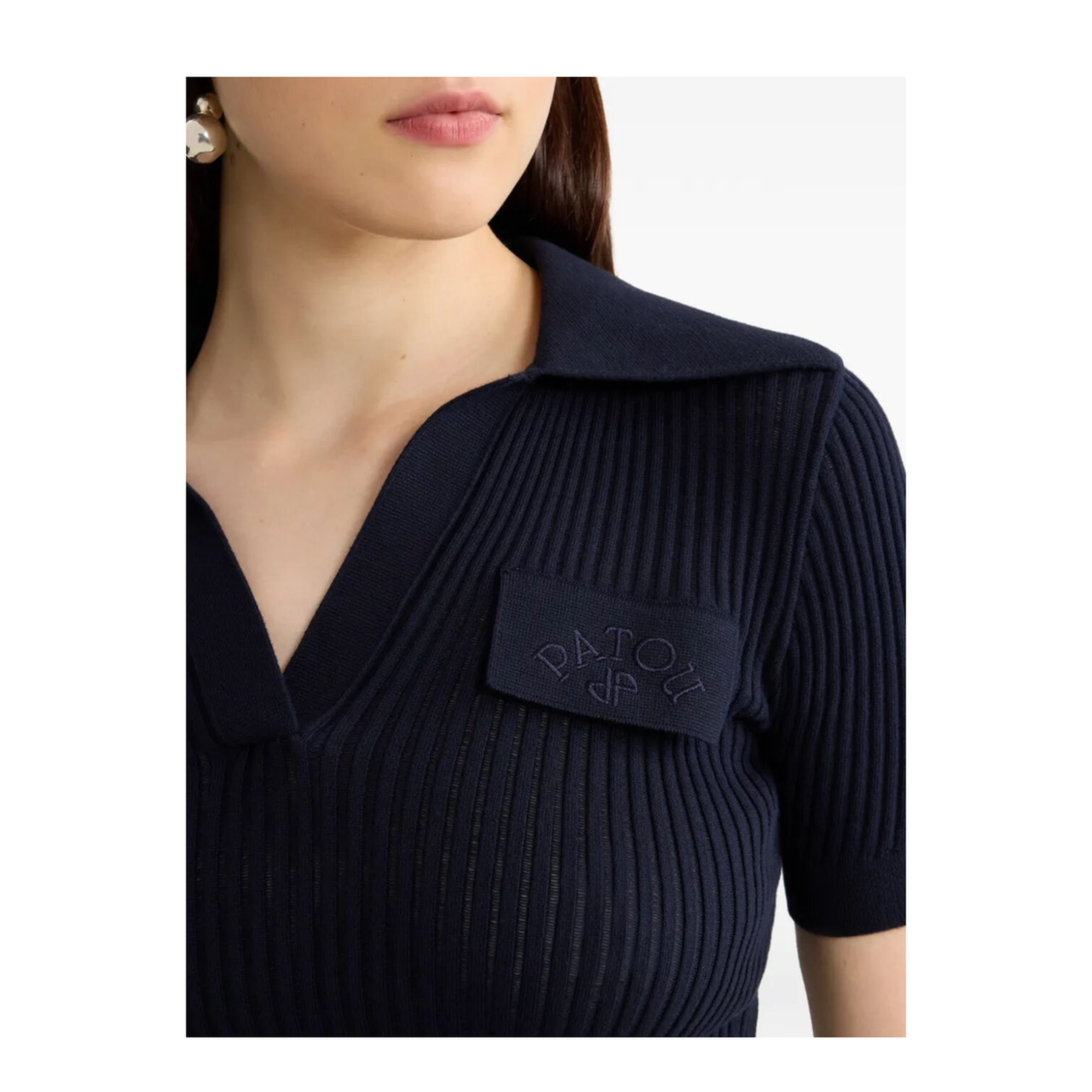 MAYFEYR - Patou - Embroidered Knitted Cotton Polo Shirt - KN3418094