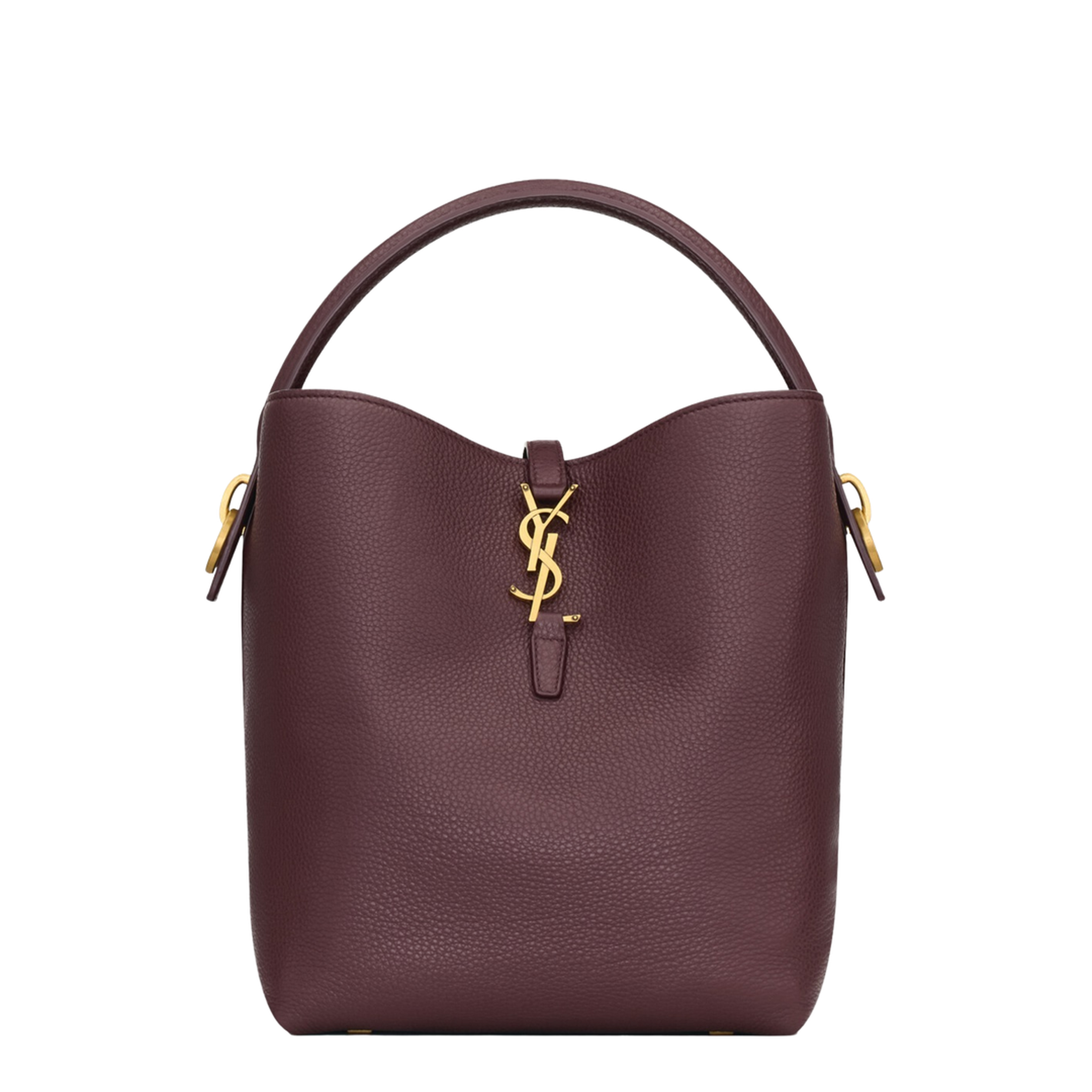 LE 37 Calf Leather Bucket Bag - Bordeaux