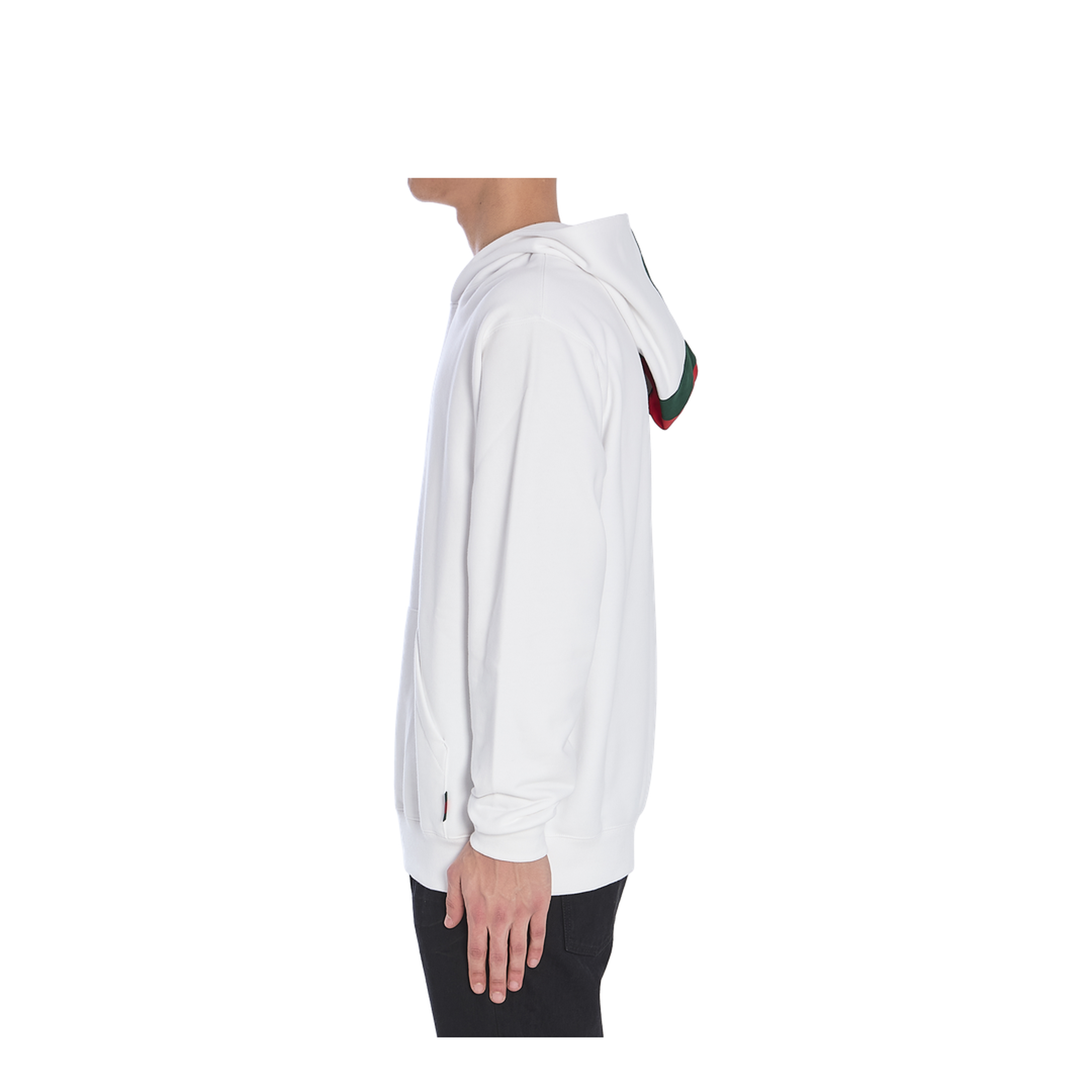 White Logo Hoodie