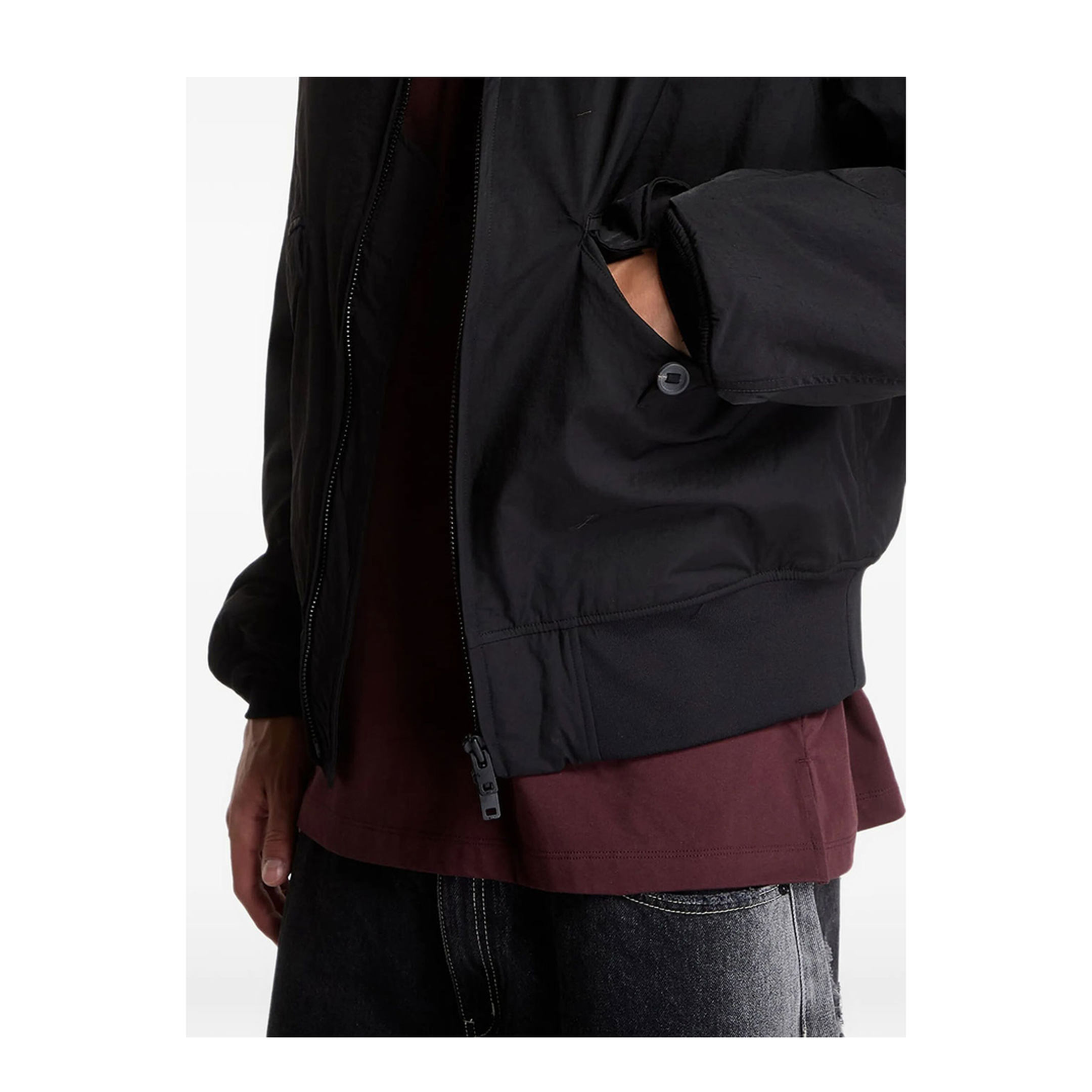 MAYFEYR - Y-3 - Nylon Bomber Jacket - KS1207BLACK
