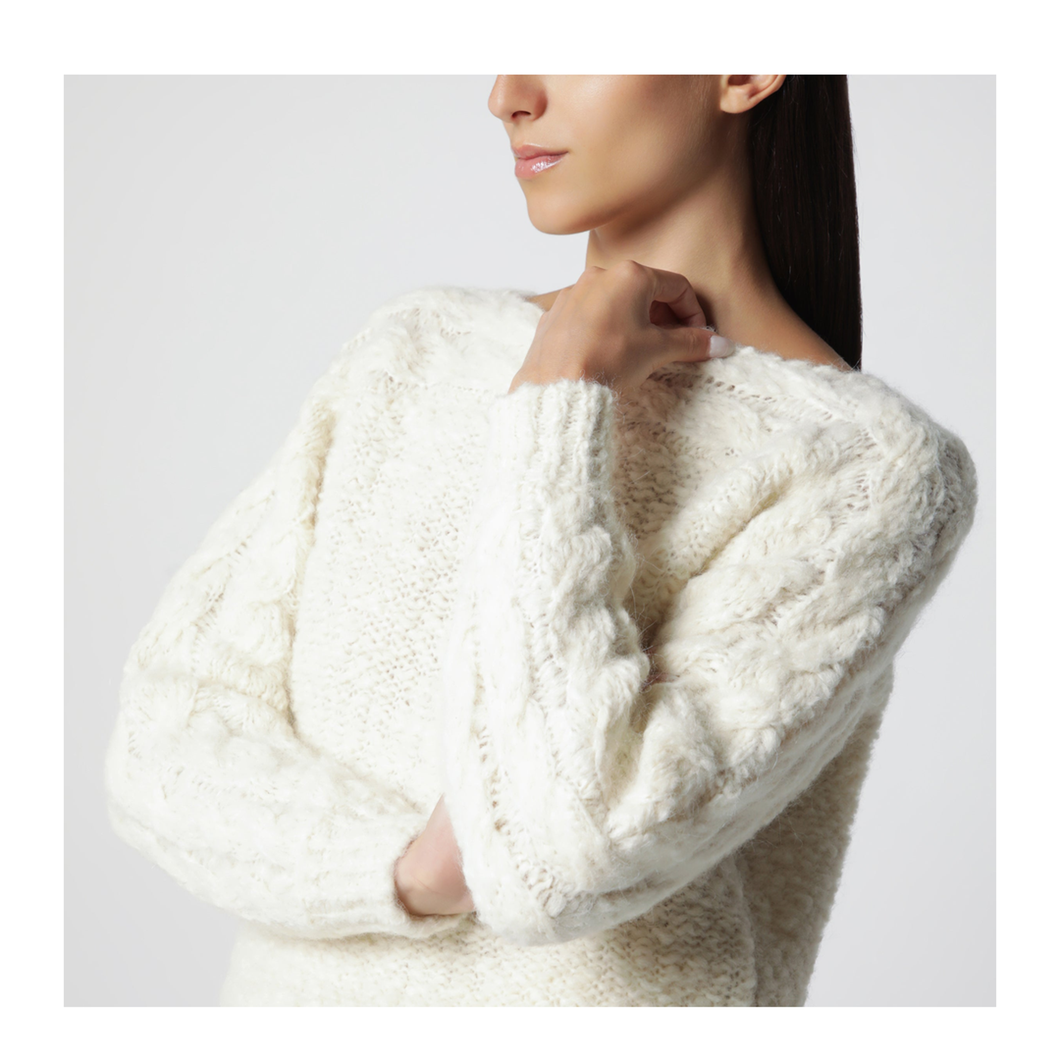 MAYFEYR - Isabel Marant - Ecru Wool-Blend Sweater - PU0952FAD3L06I23EC
