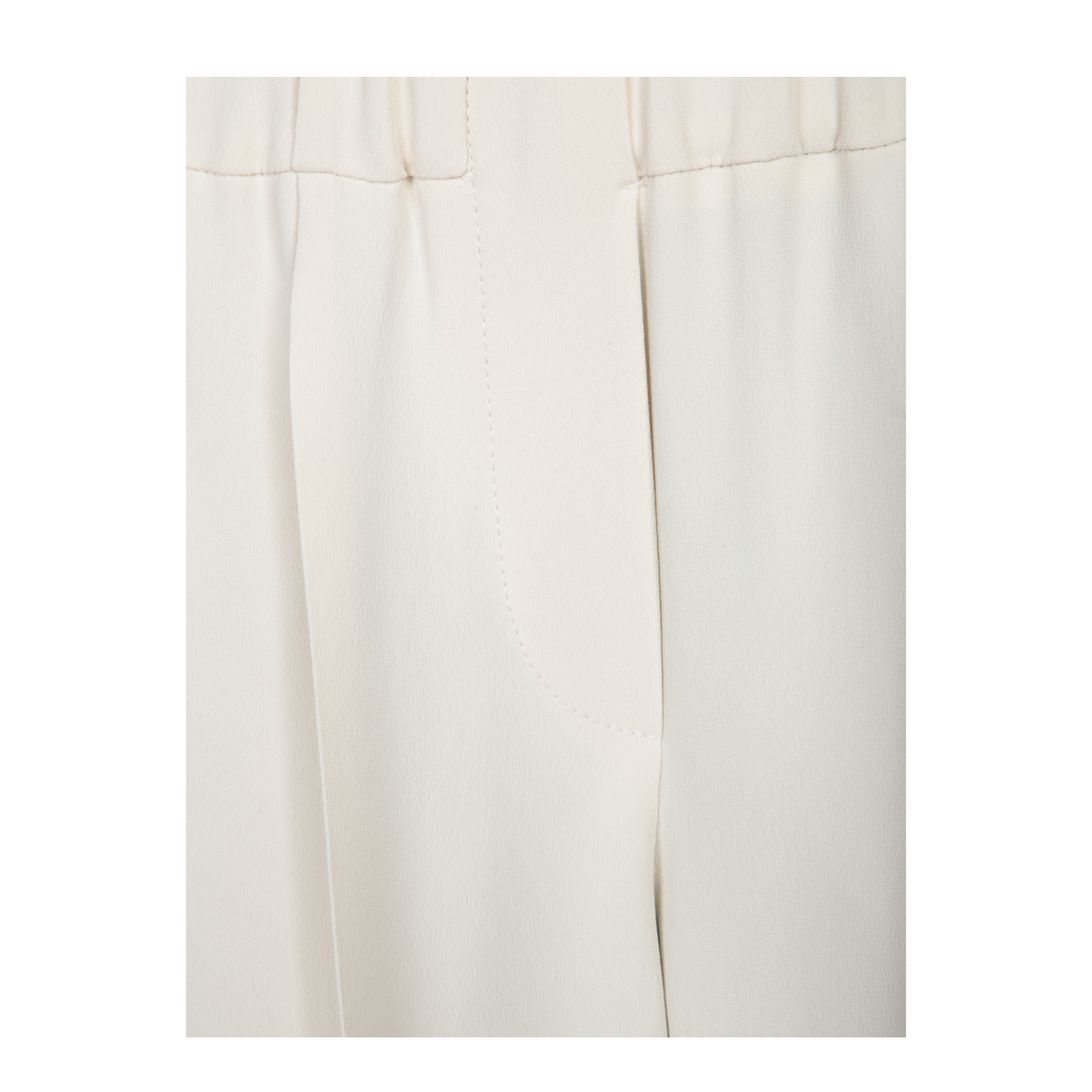 Tailored Joggers Pants in Chalk Color