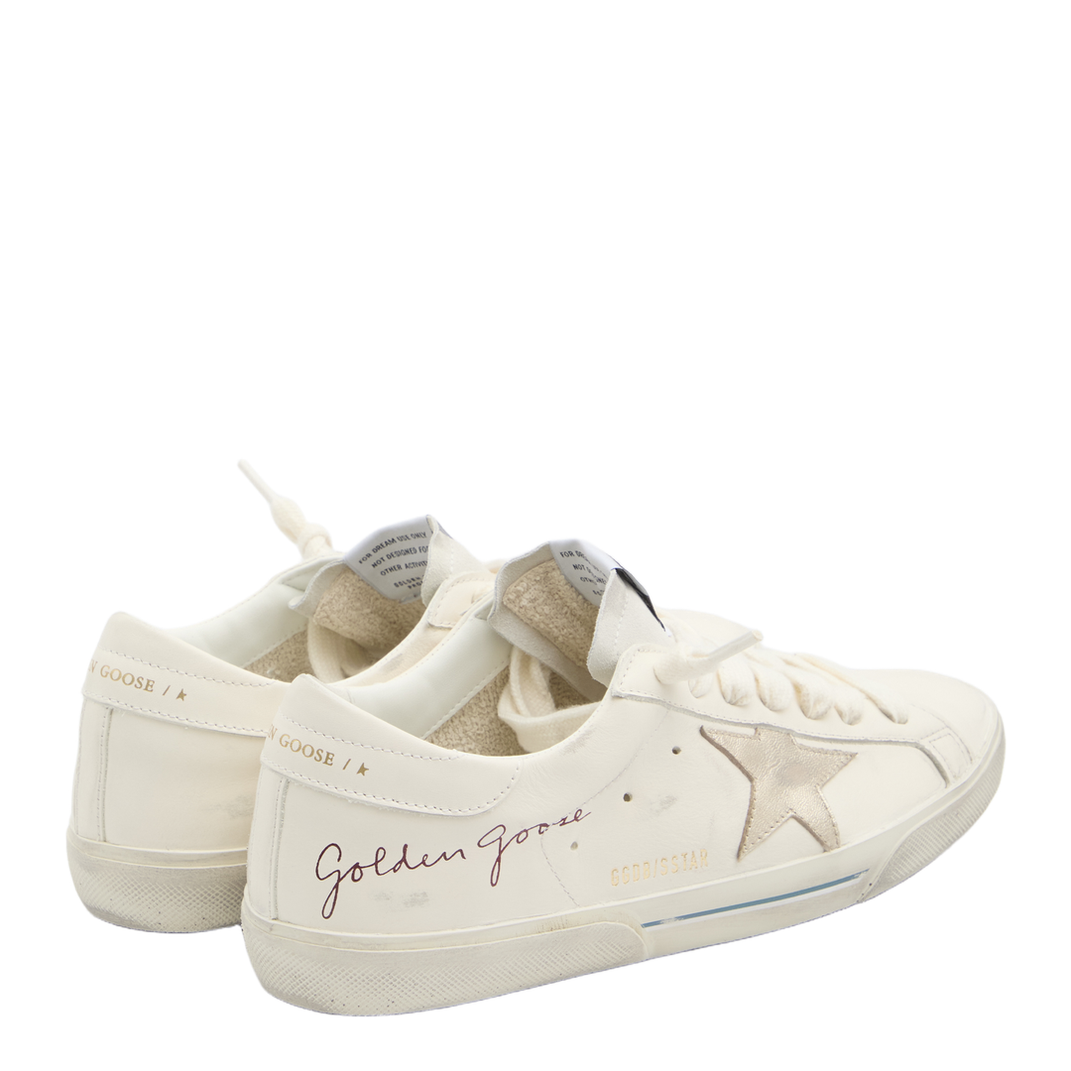 Super-Star Nappa Leather Sneakers with Laminated Leather Star