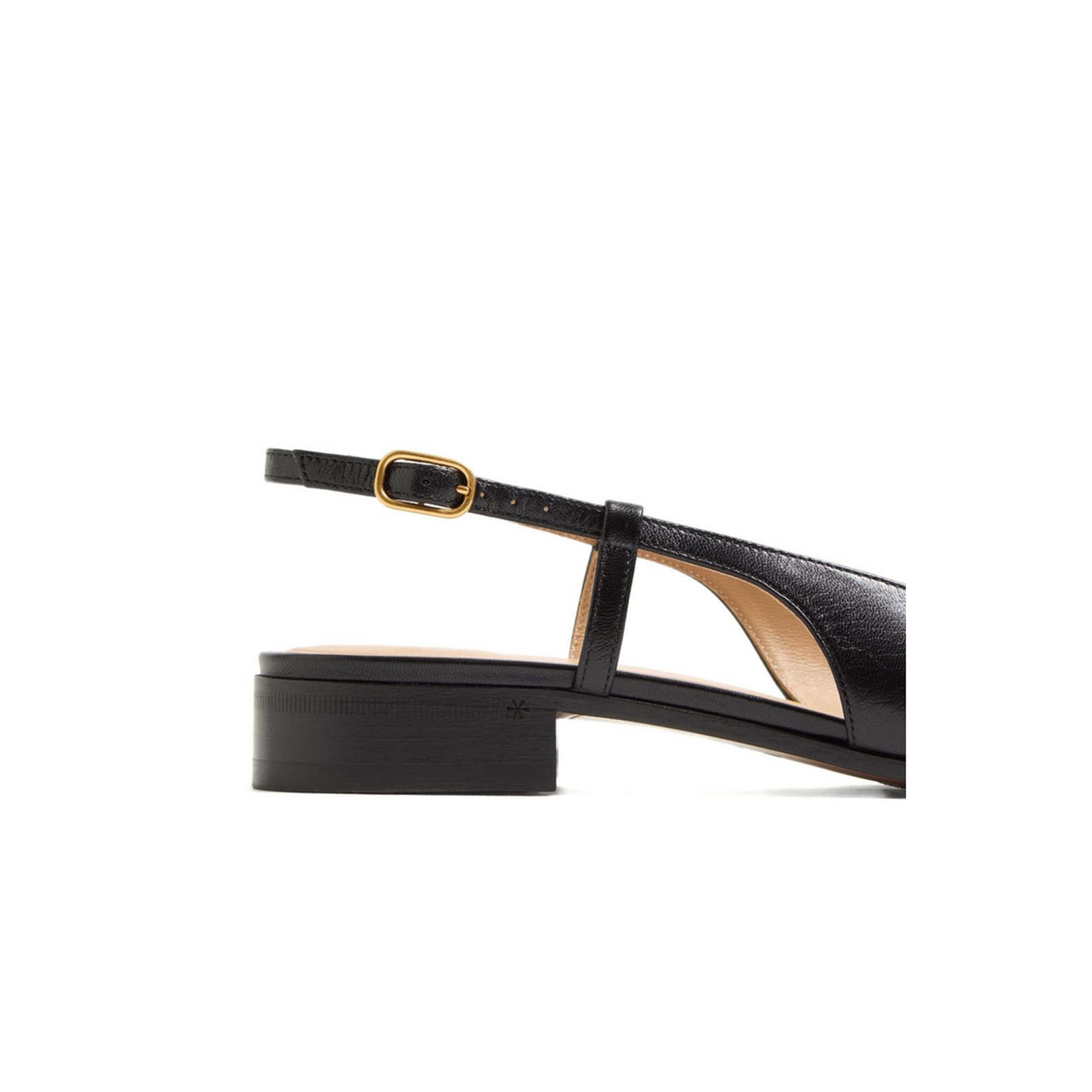 Buckle-Fastening Slingback Strap Bow Detailing VLogo Signature Almond Toe
