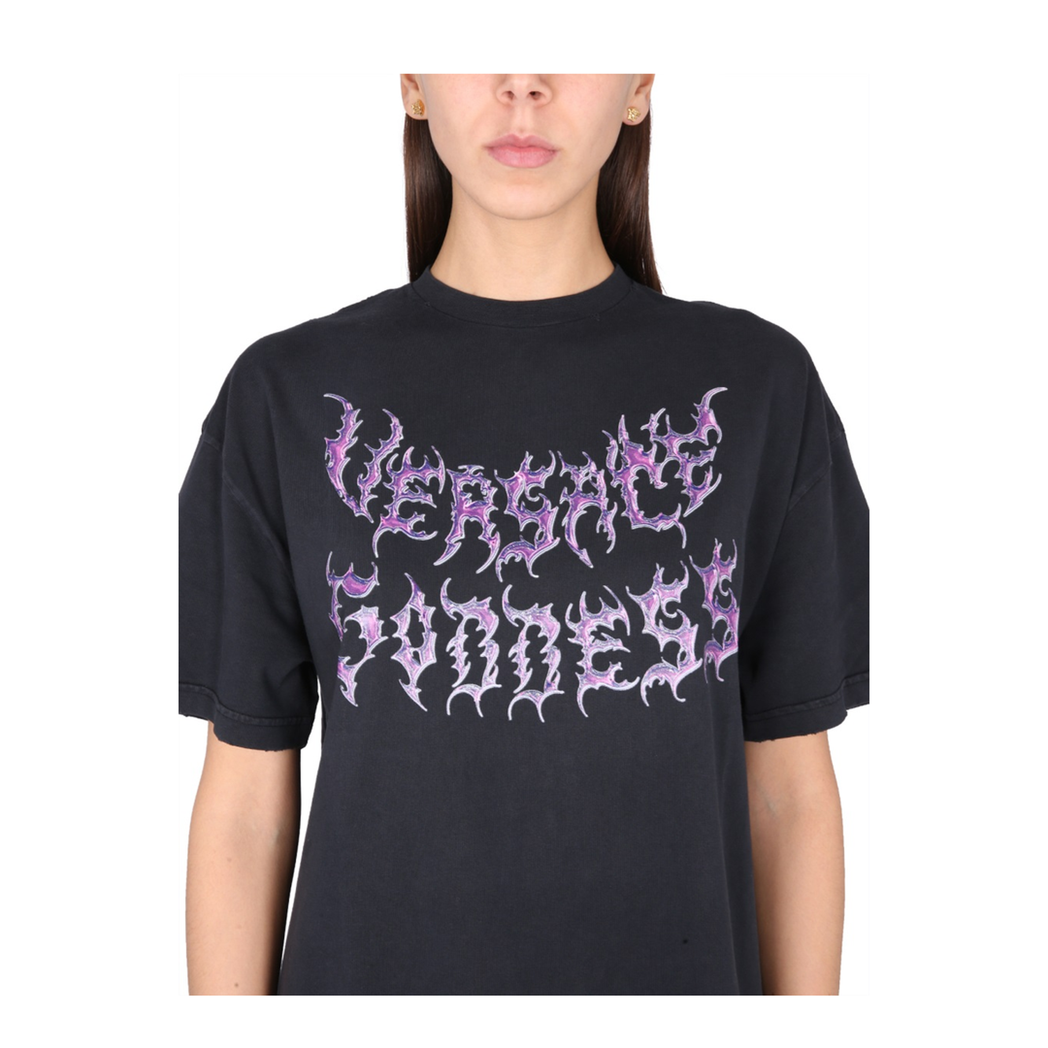 Logo-print Cotton T-shirt In Black