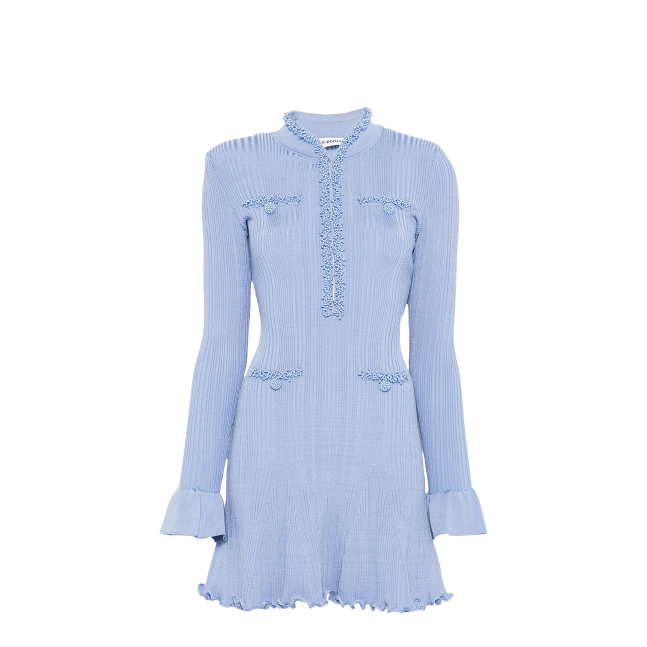 Self Portrait Clear Blue Dresses – MAYFEYR