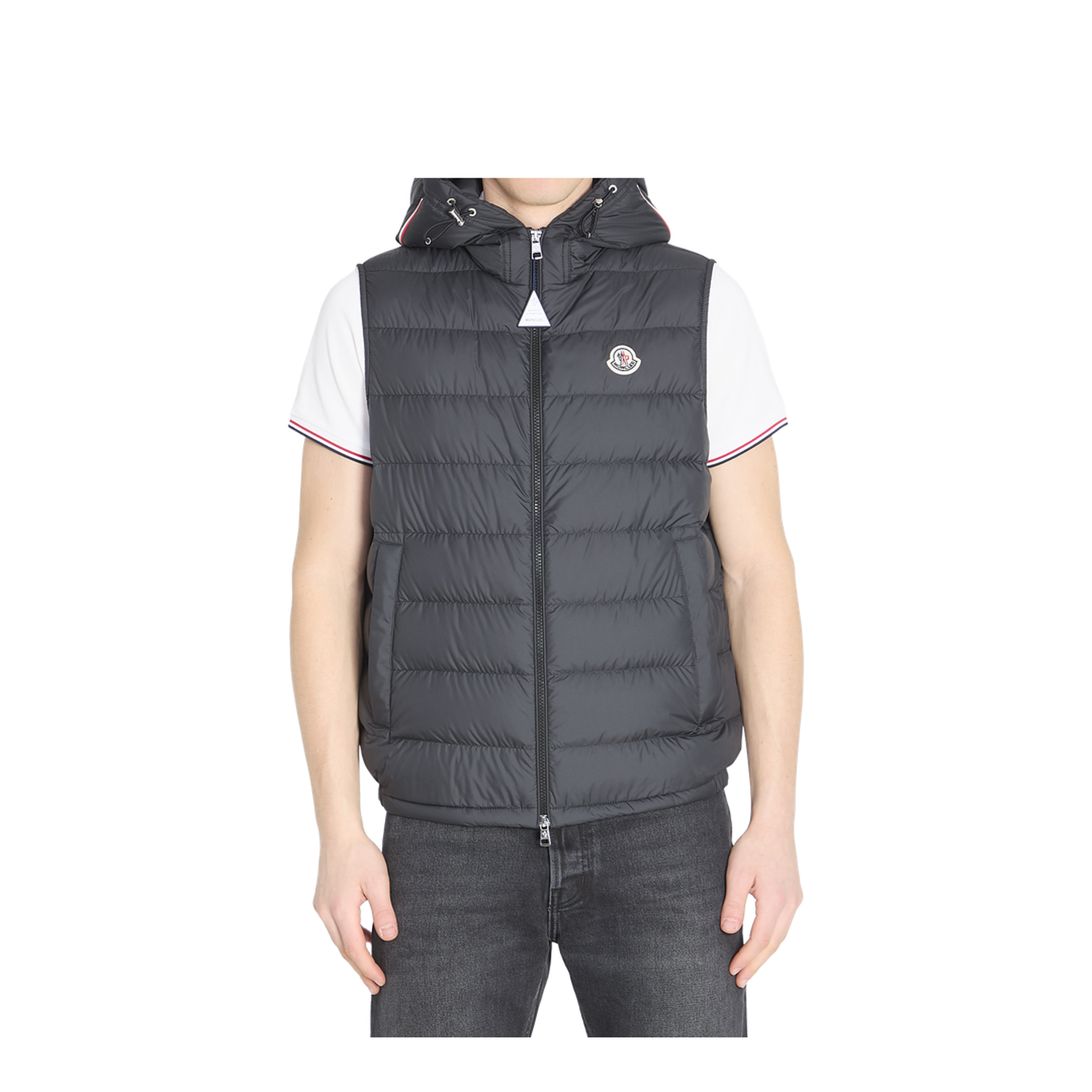 Black Marseillan Hooded Down Gilet
