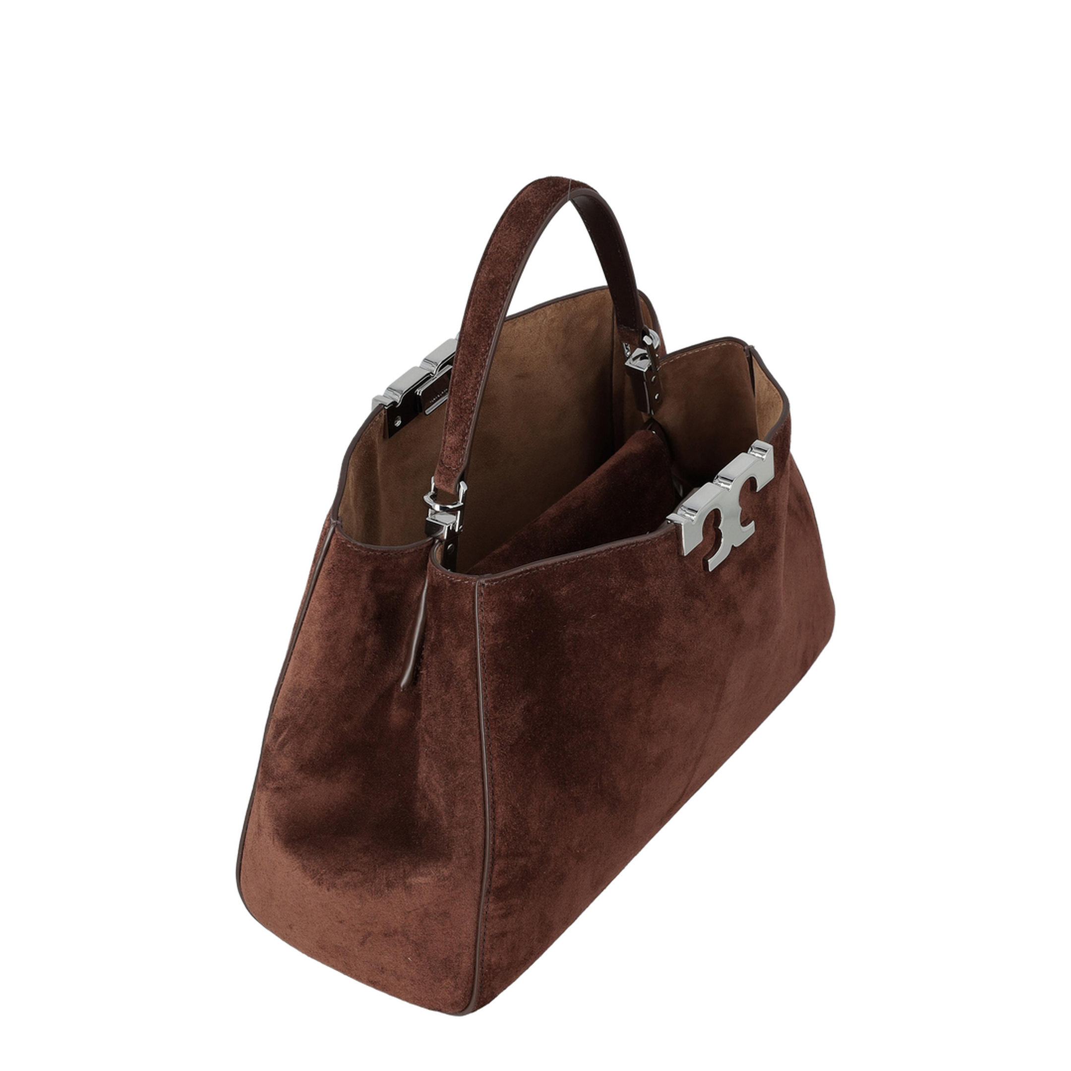 Eleanor Suede Satchel Bag