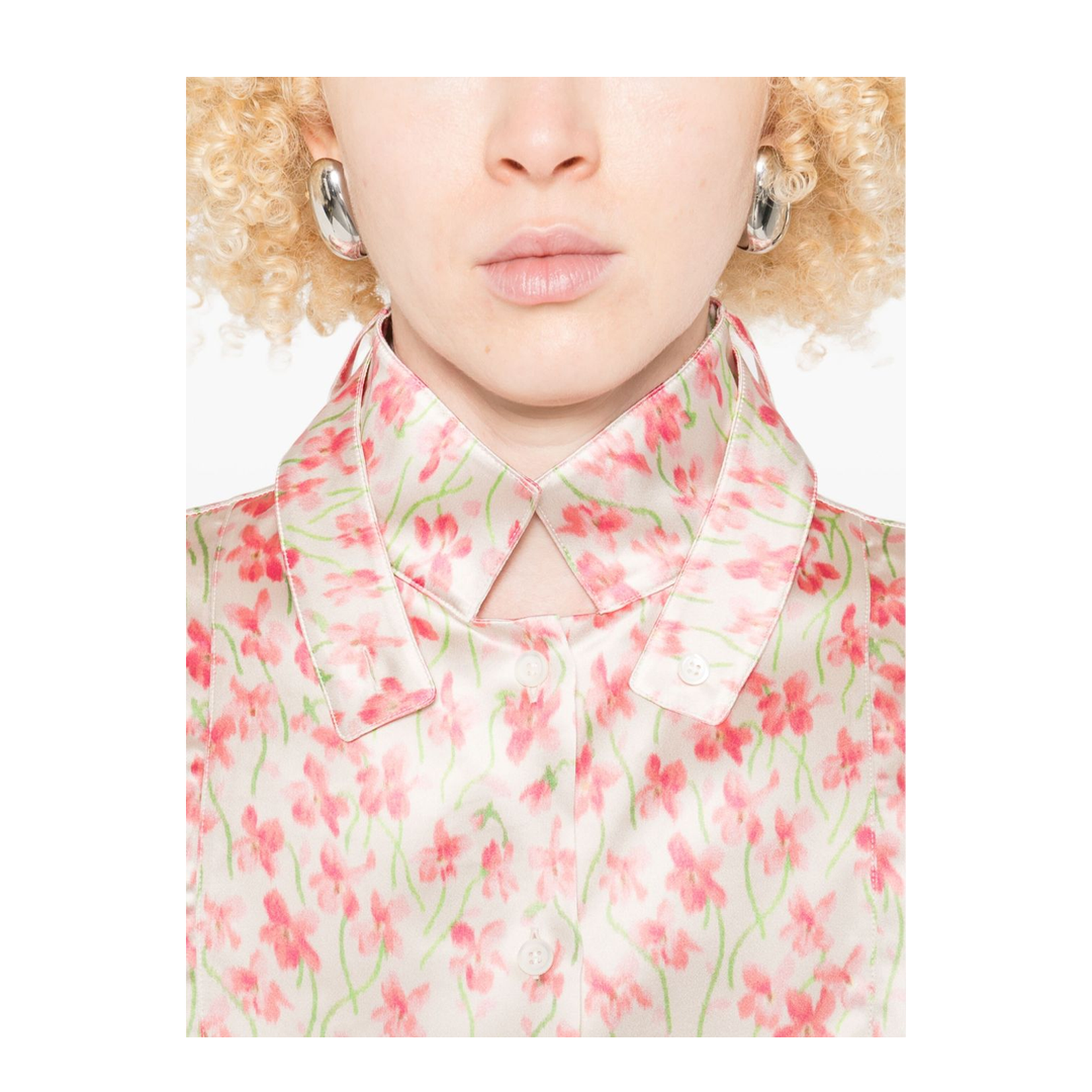 Shirt in Viscose White