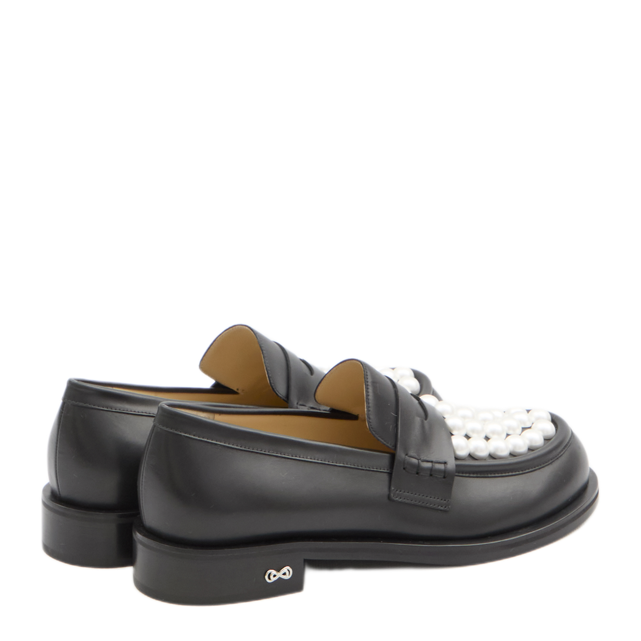 MAYFEYR - Mach & Mach - Sirene Loafers In Black Leather - PF24-S0776-30CLFB02