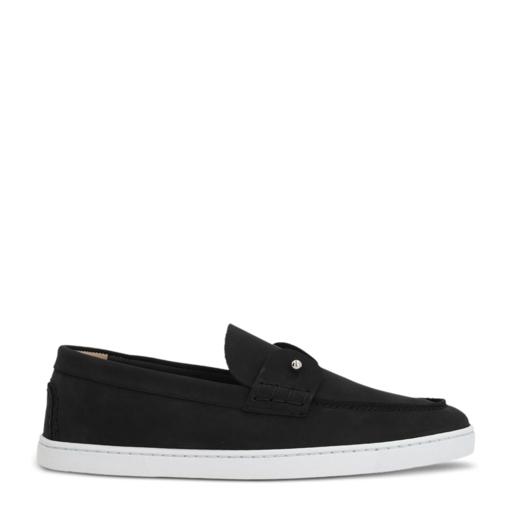 Slip-On Style Round Toe Flat Rubber Sole