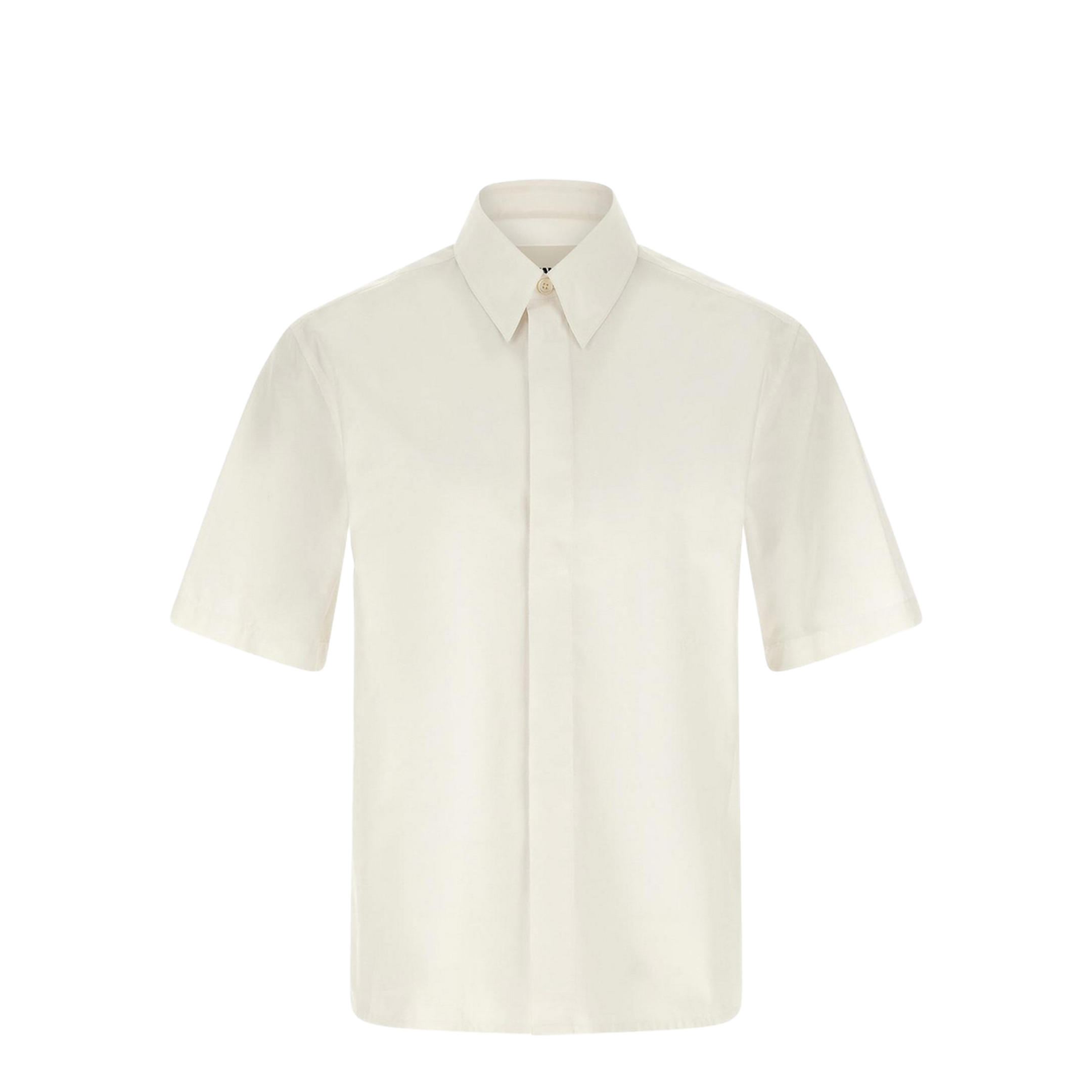 Logo Embroidery Shirt White