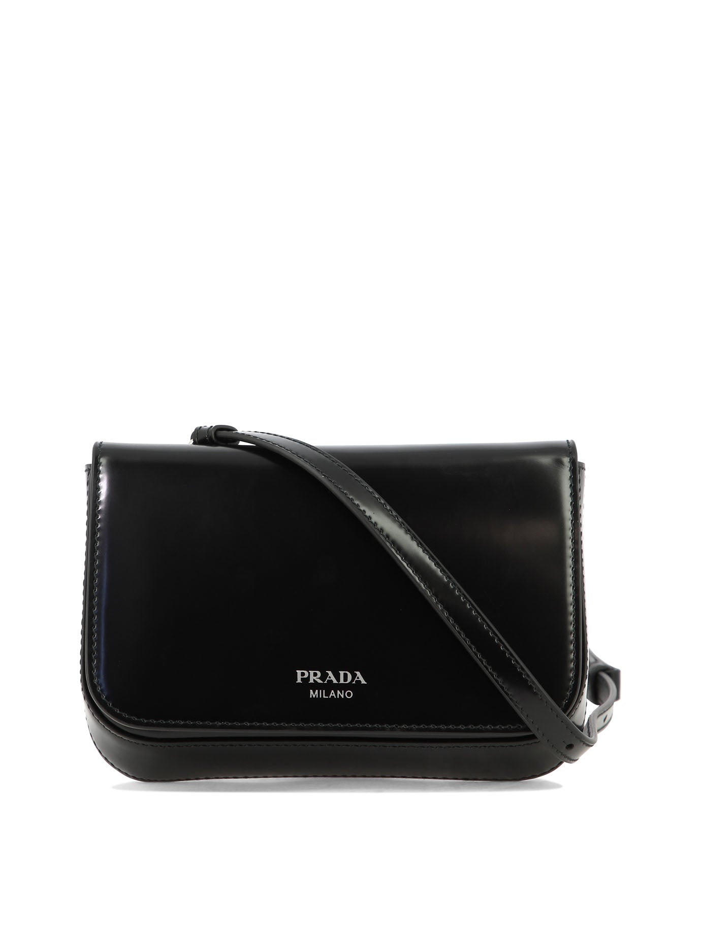 Small Leather Clutch Bags - Black