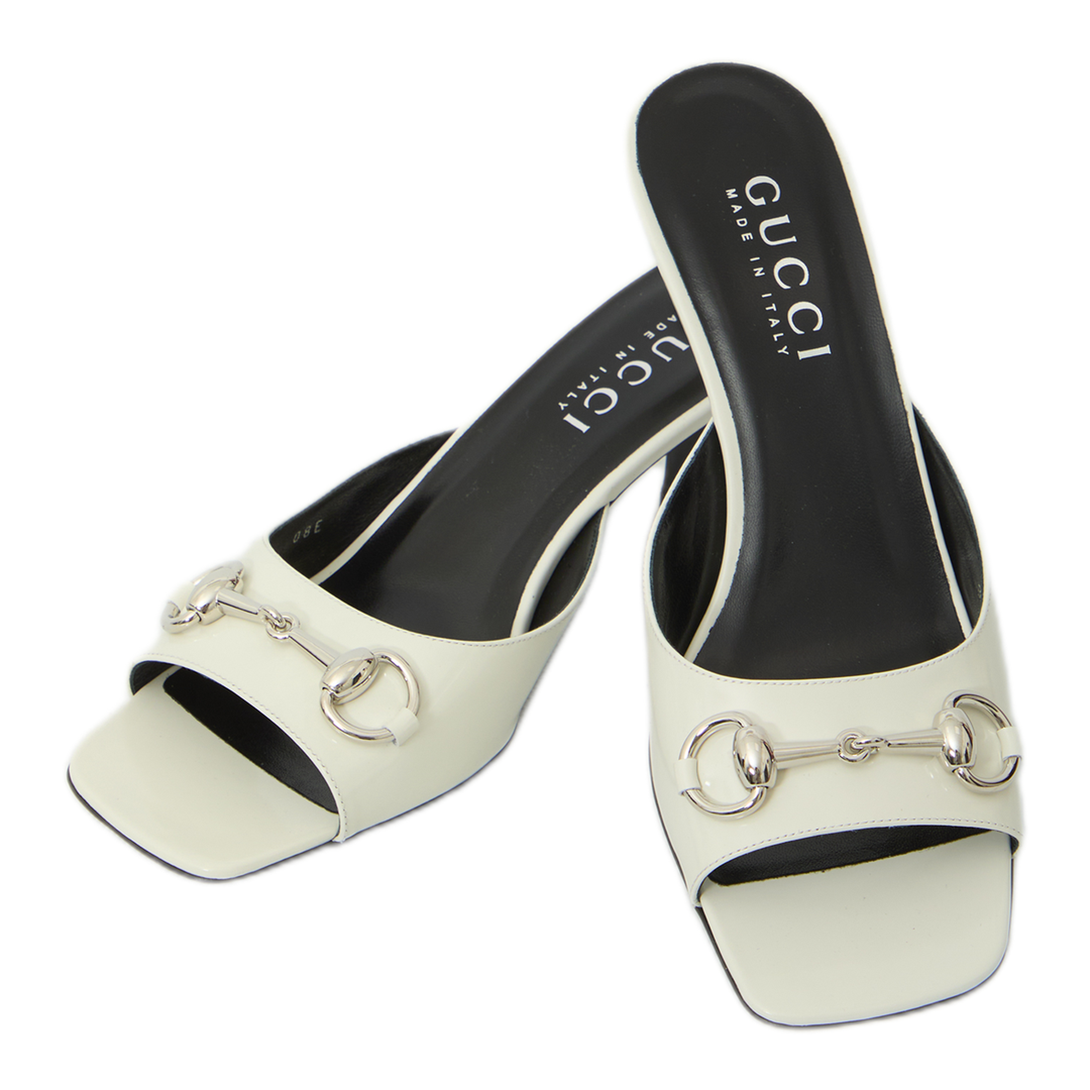 MAYFEYR - Gucci - White Bamboo Signora Mules - 870732CLG009214
