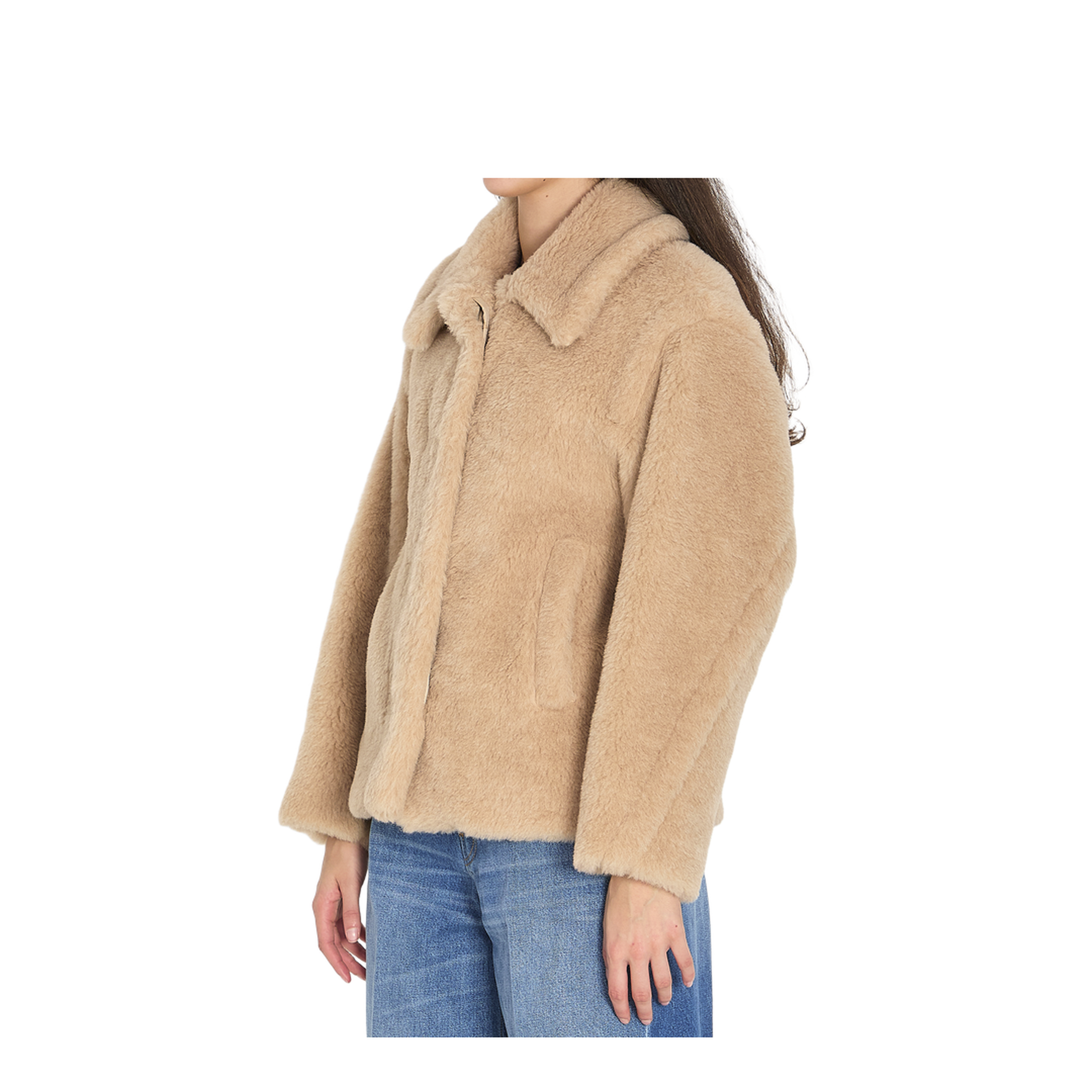 Cropped Teddy Coat