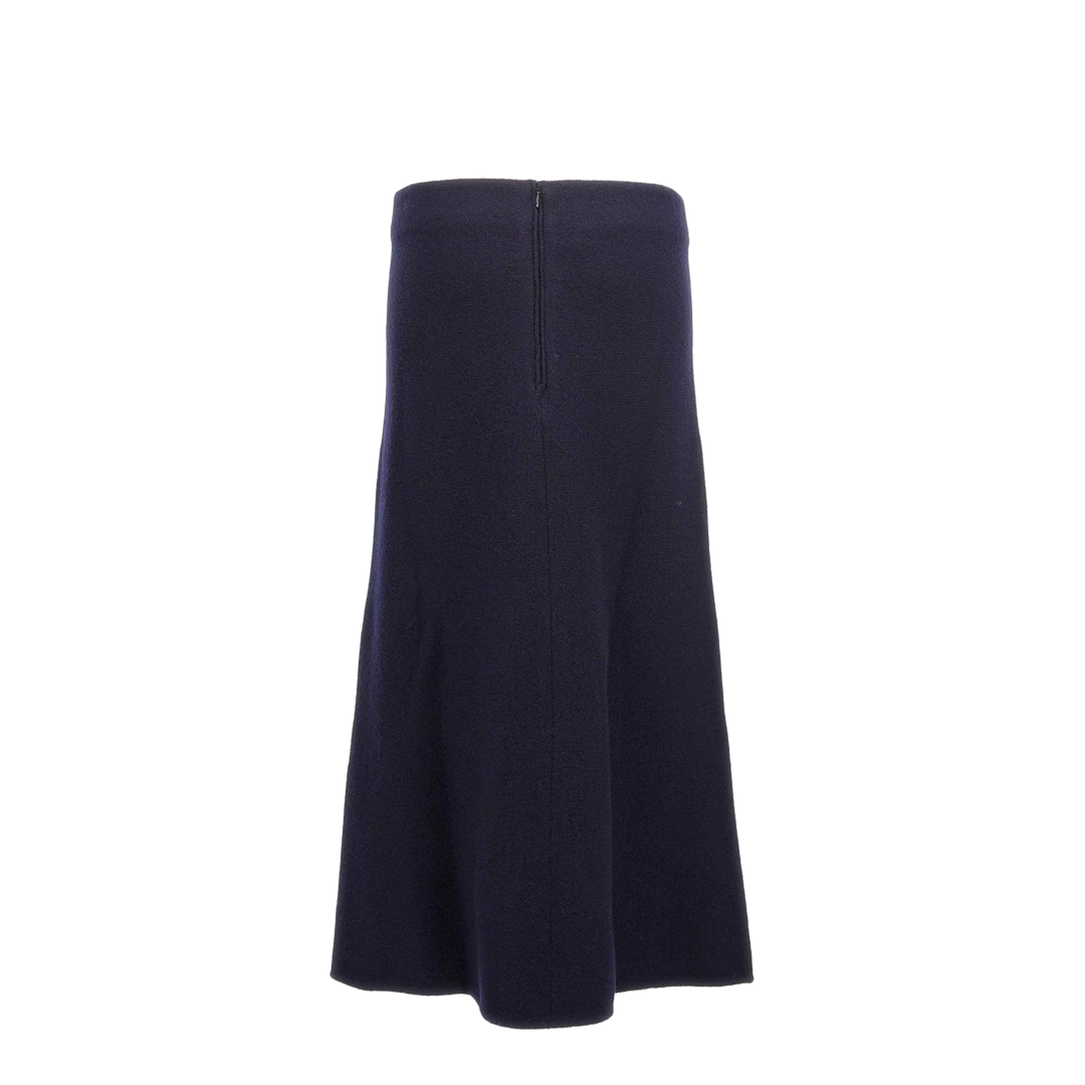 Long Wool Skirt
