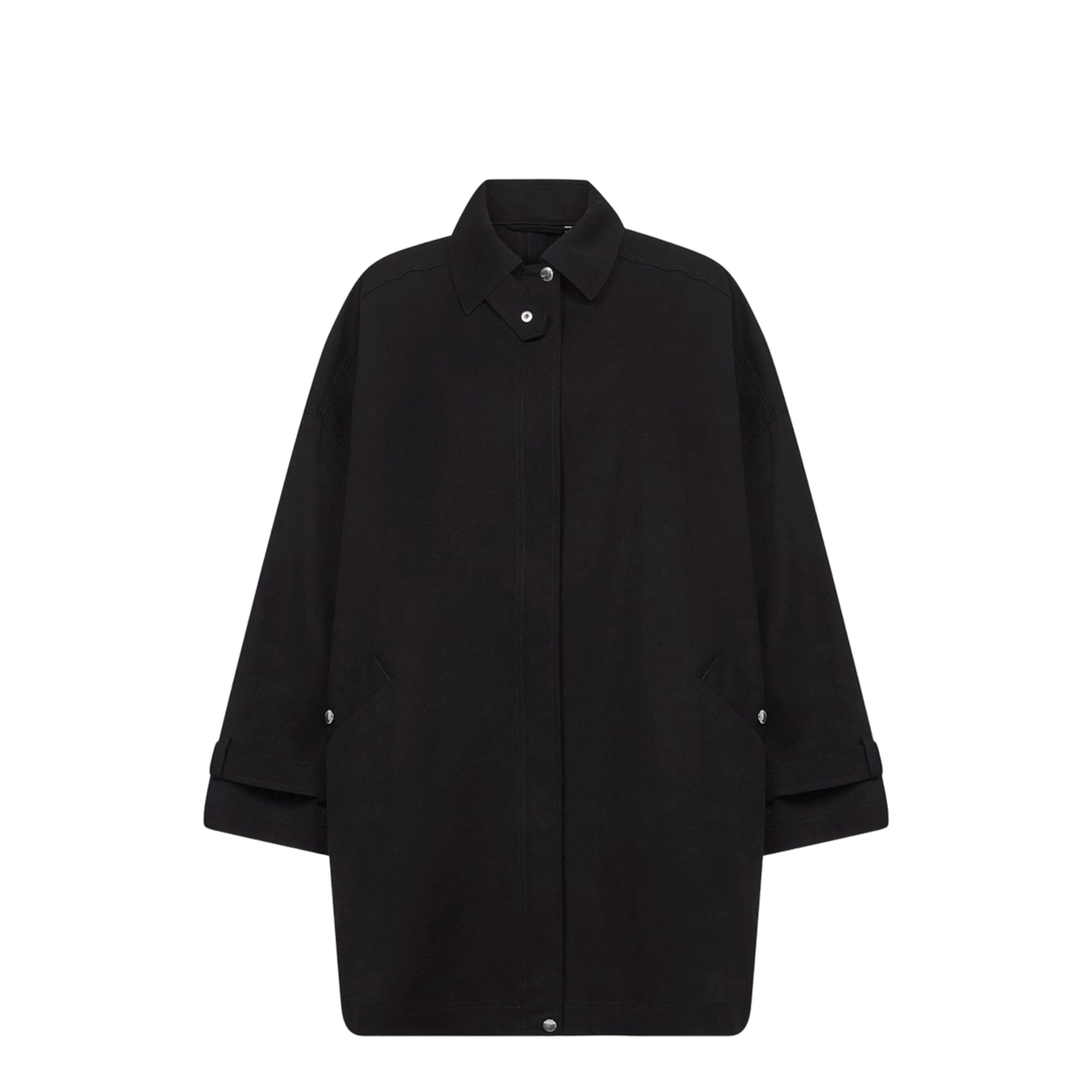 Organic Cotton Oversized Trench Coat