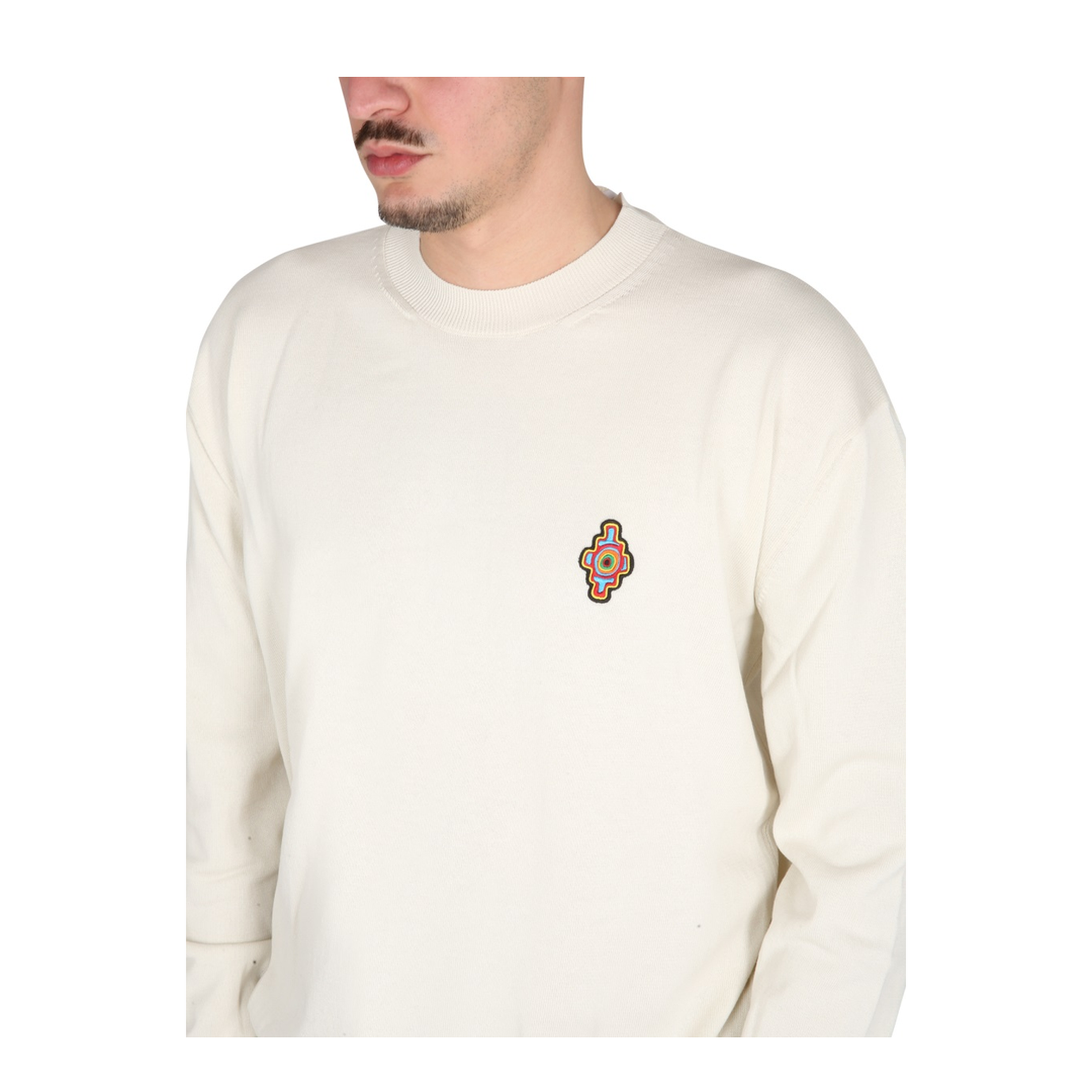 MAYFEYR - MARCELO BURLON COUNTY OF MILAN - Sunset Cross Regular Jersey - CMHE034S23KNI0010425