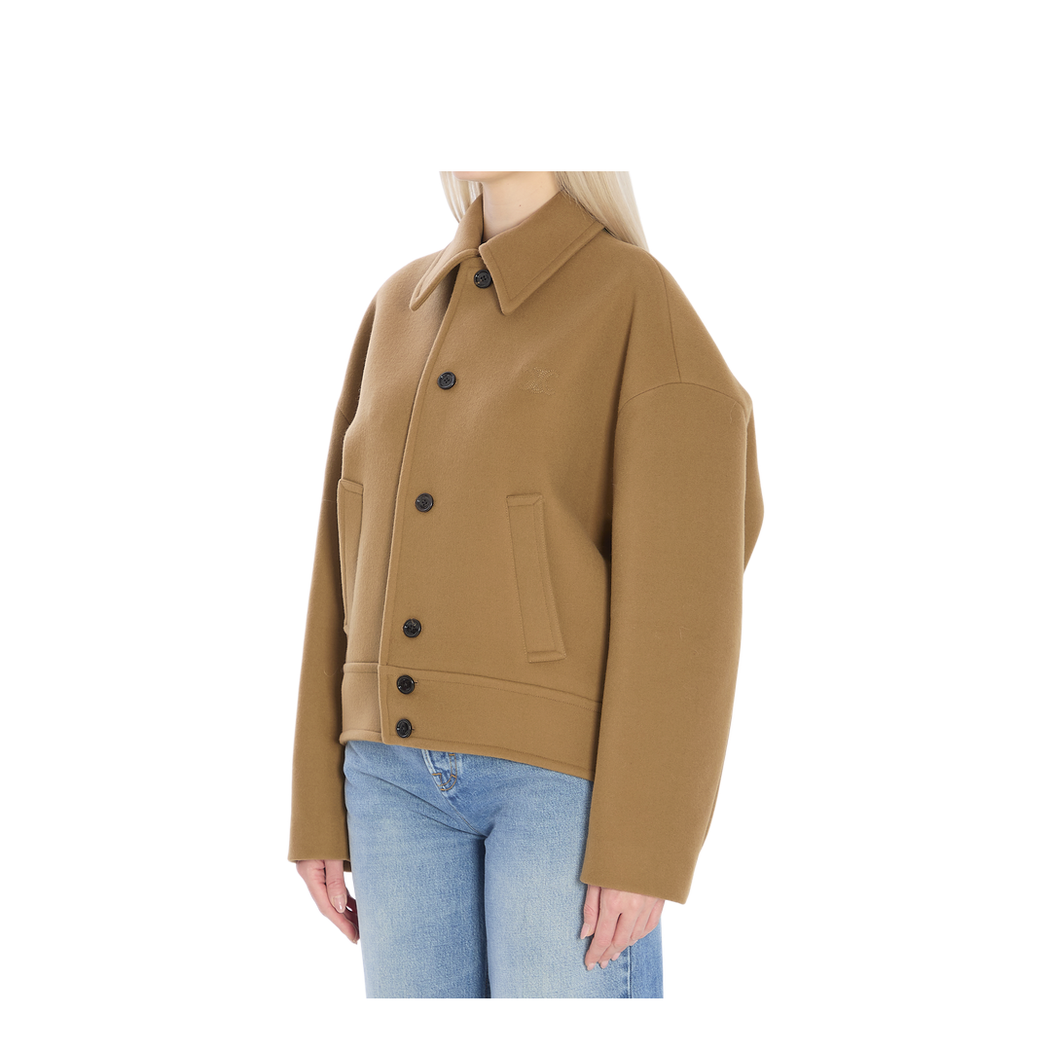 Wool and Cashmere Bomber Jacket