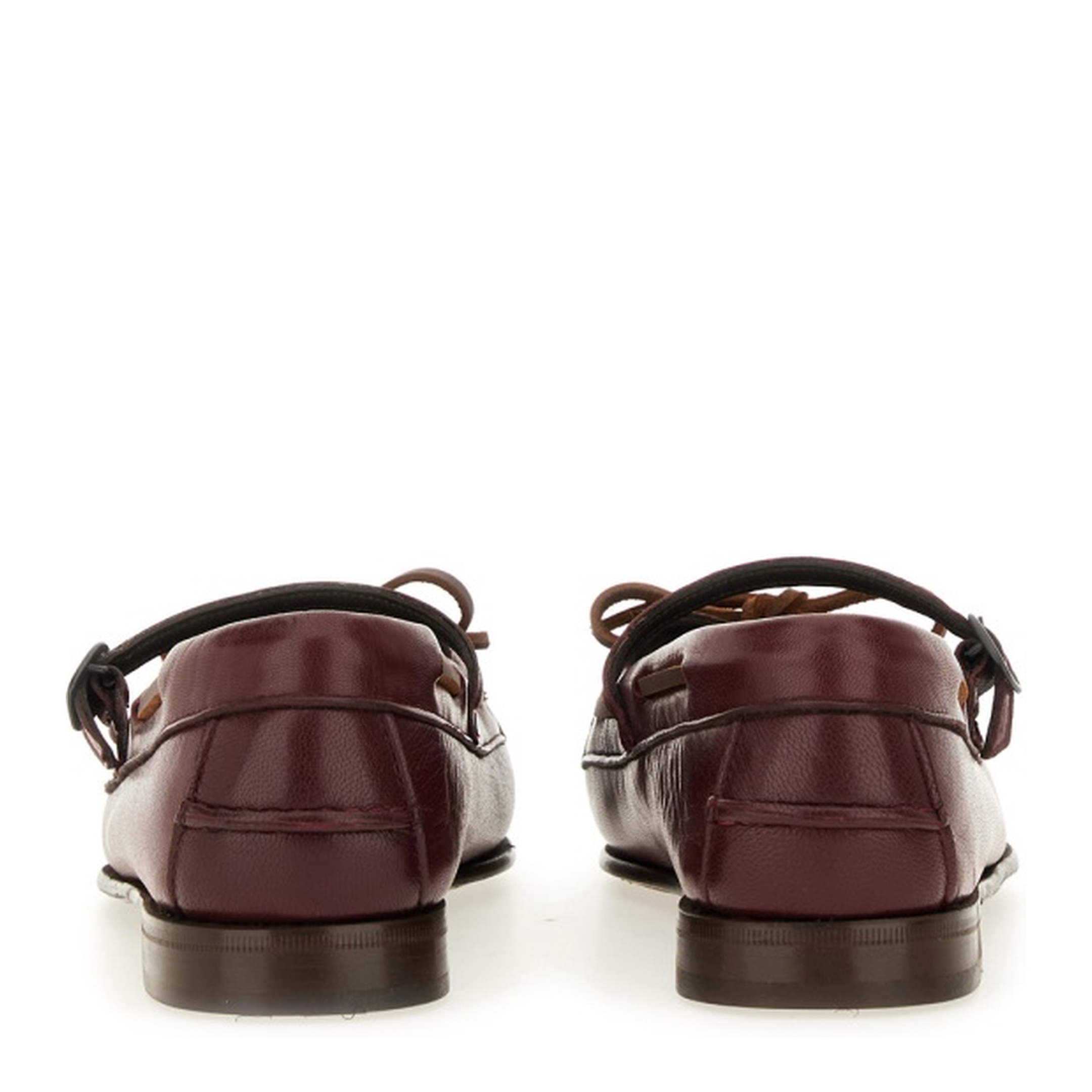 MAYFEYR - Hereu - Moccasin Mary Jane Loreau Supple Shiny - LOSSWFA250077BURGUNDY