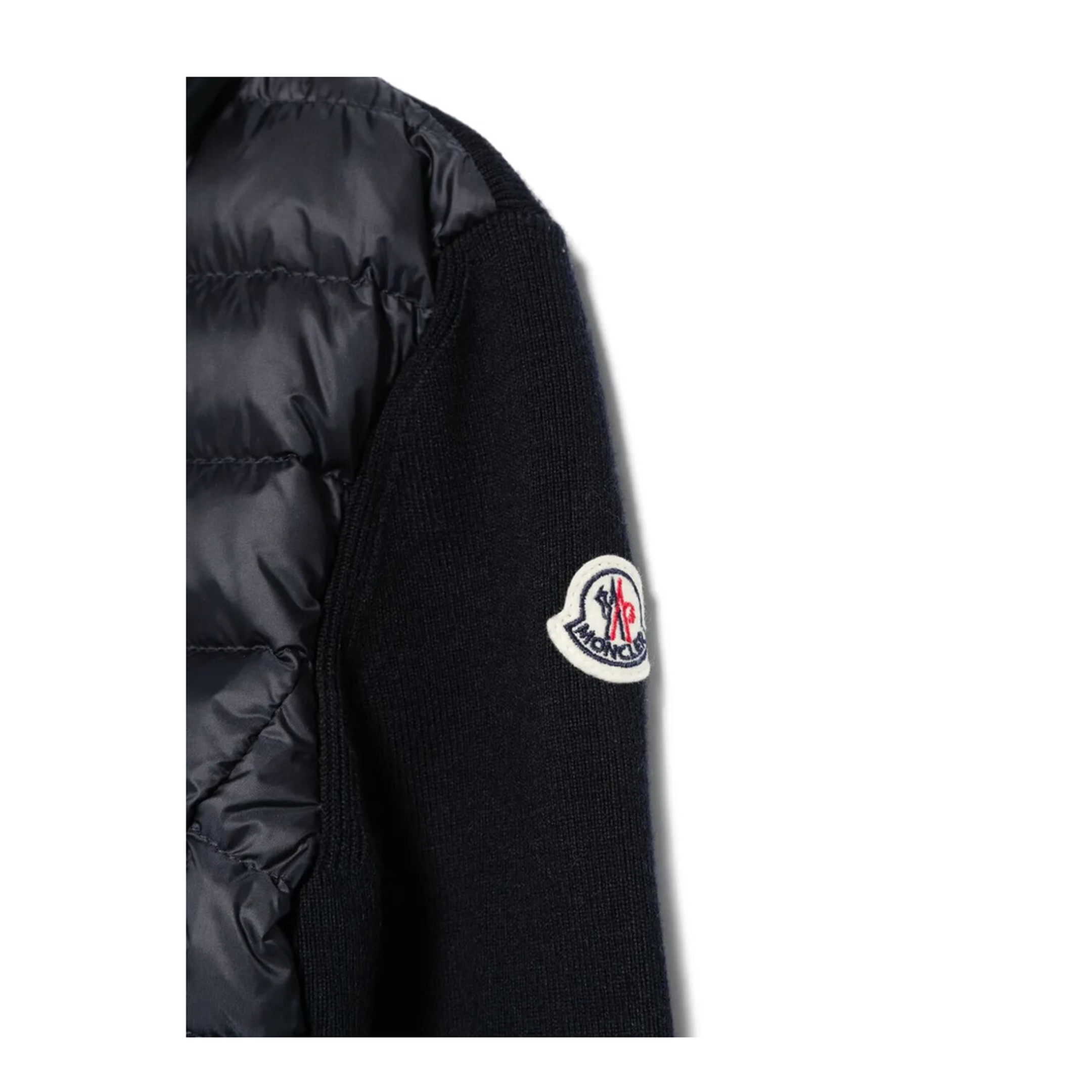 MAYFEYR - Moncler - Padded Wool Zip-Up Cardigan - L19549B00005M1122