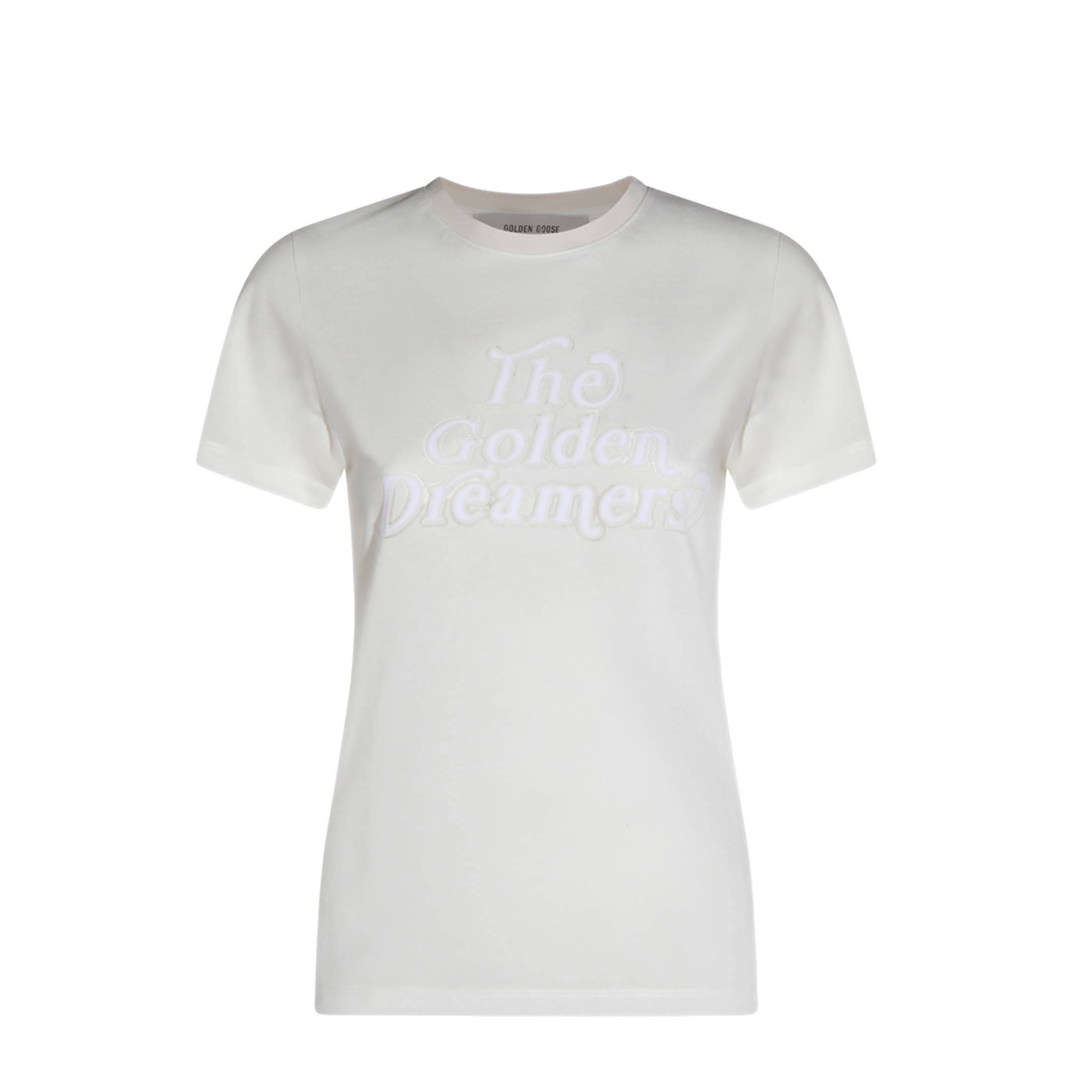 White T-Shirt with Print on the Front