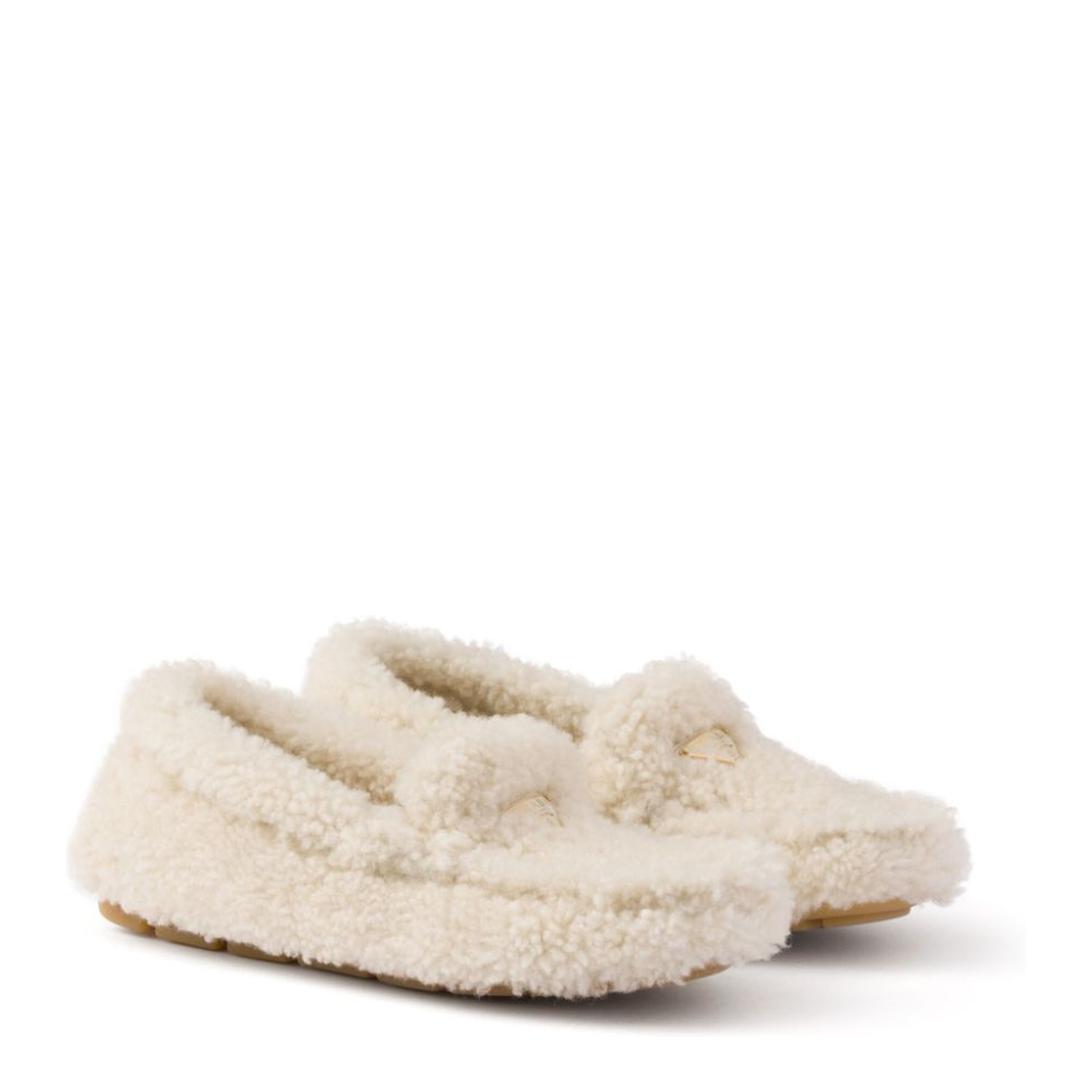 MAYFEYR - Prada - Shearling Driving Shoes - 1DD087FZF05MPDF0018