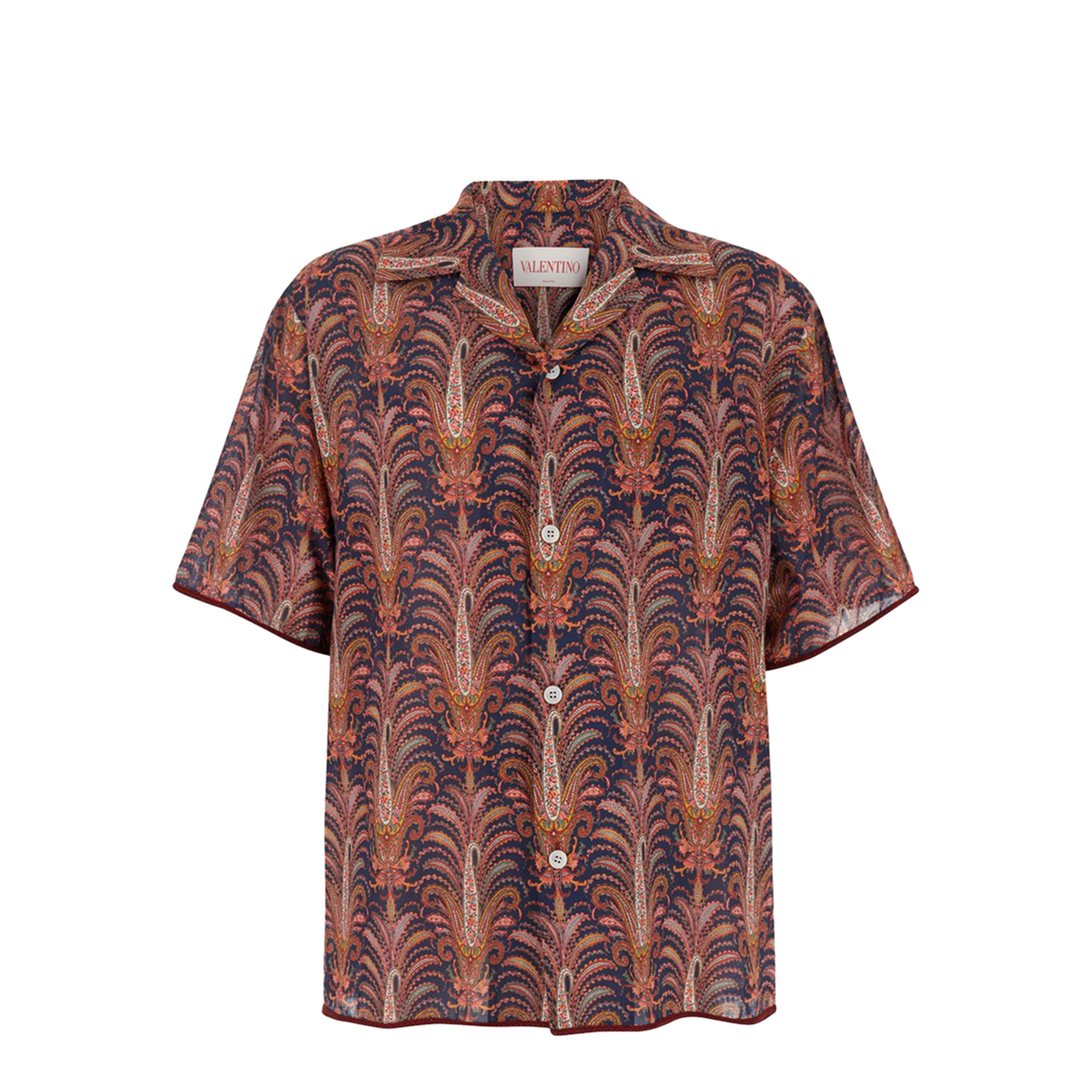 Cotton Shirt With Graphic Print