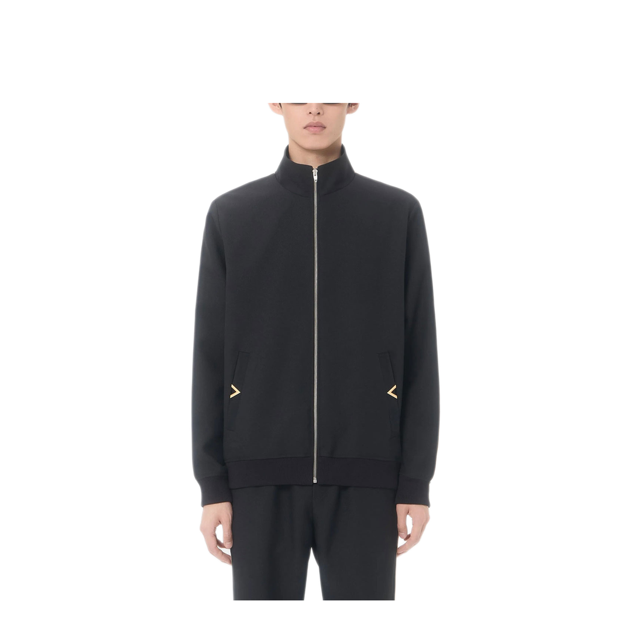 MAYFEYR - Valentino - Nylon Sweatshirt With Vgold - VMF30FBGQ9RA