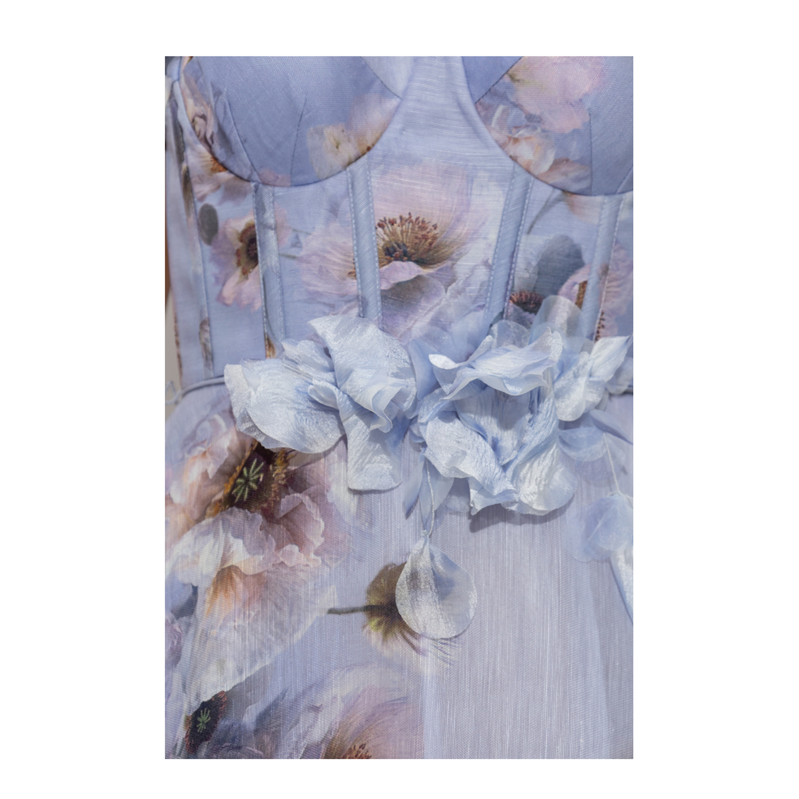 Dress with Floral Motif