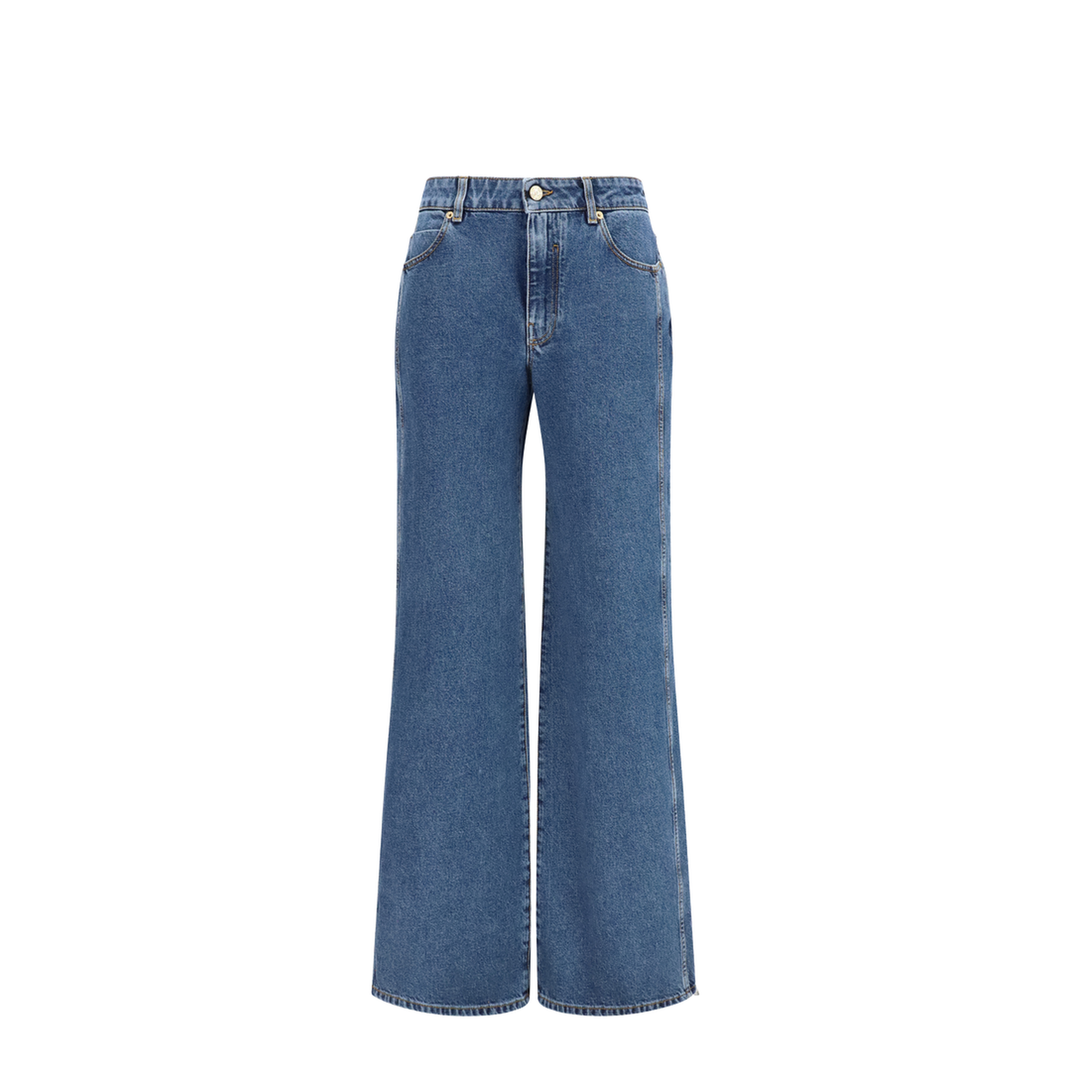 MAYFEYR - Balmain - Straight Wide-Leg Jeans - HF1MI052DG08