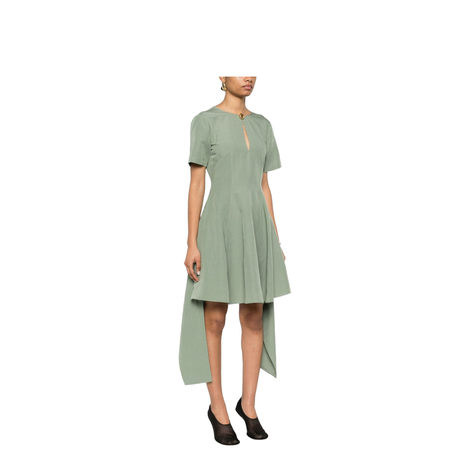 Pebble Linen Blend Short Dress