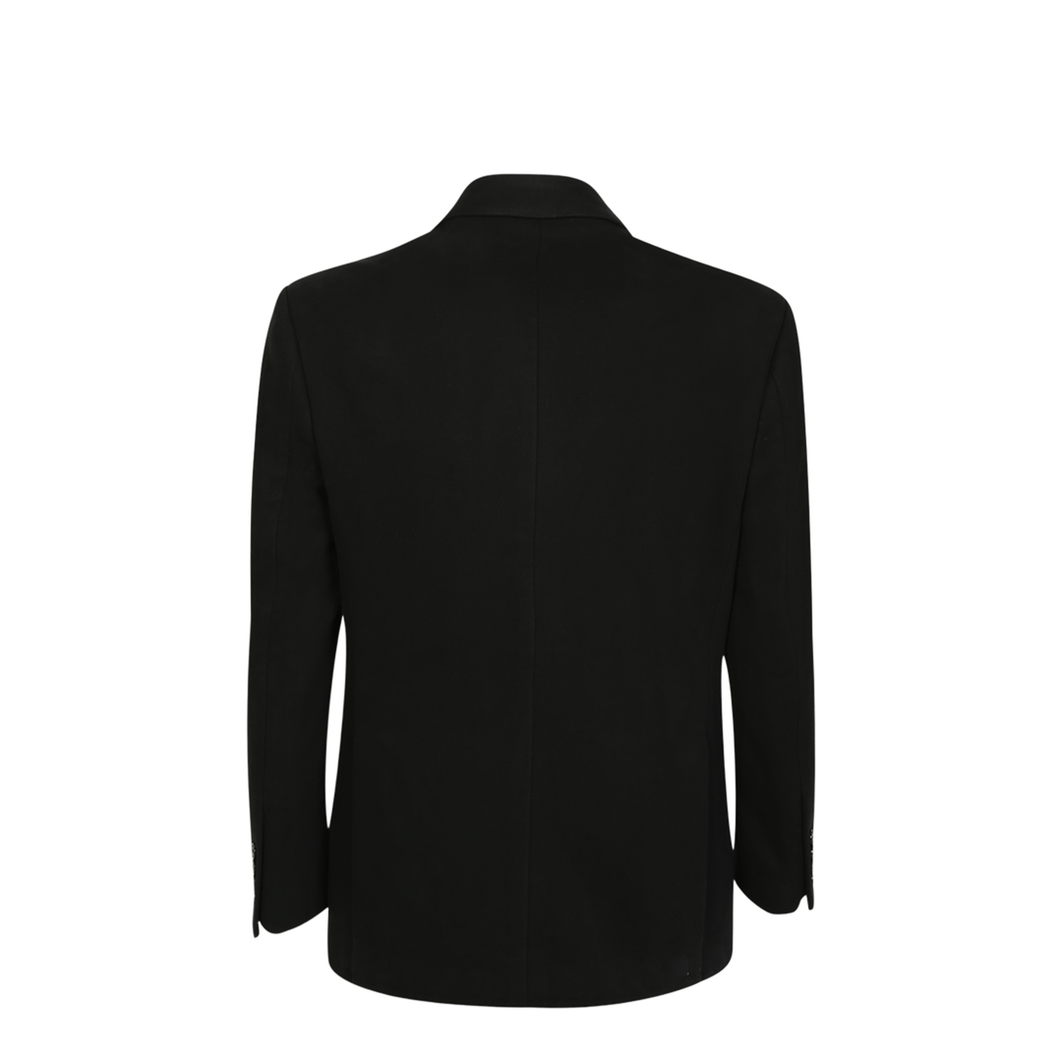 Double Breasted Cotton Jacket Black