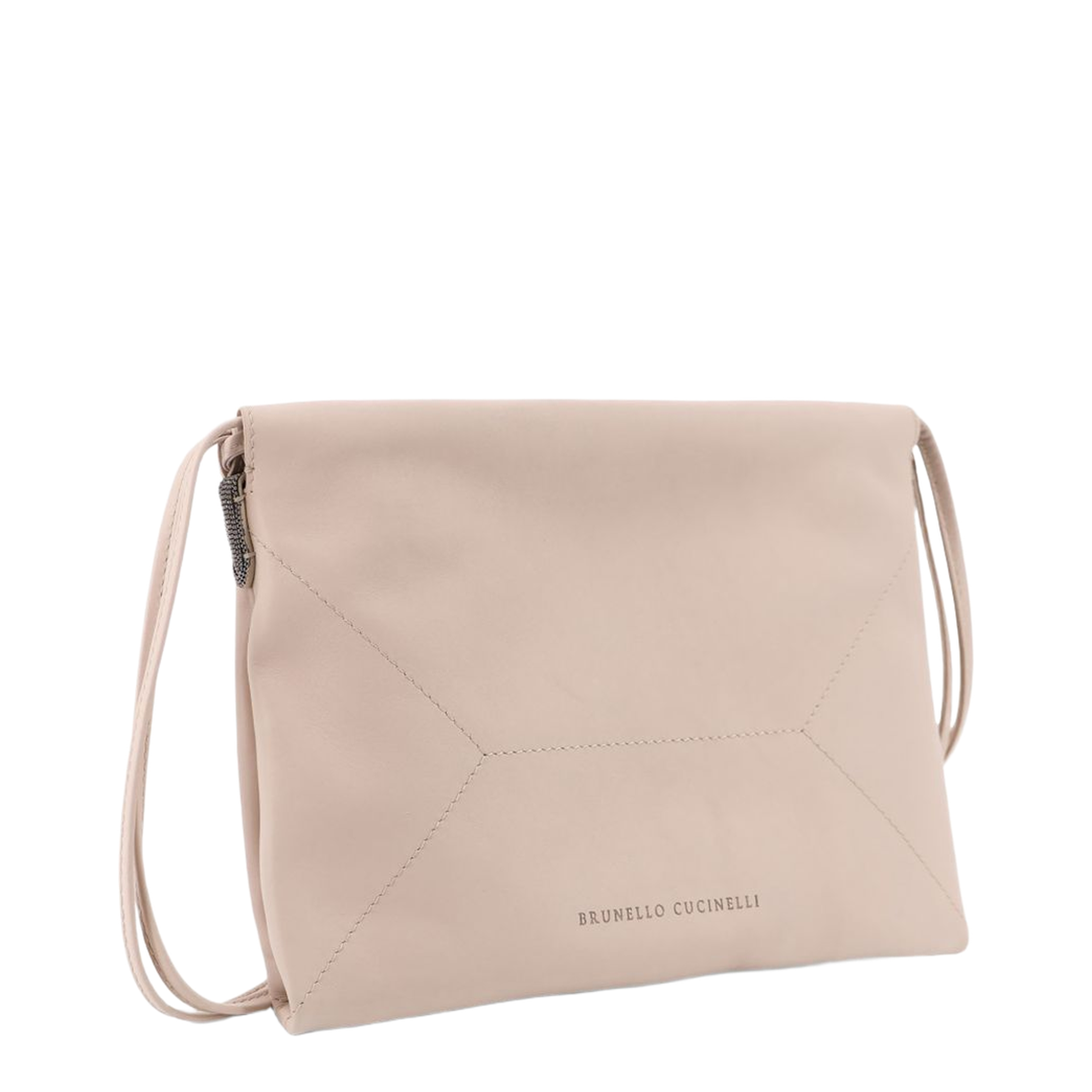 Duo Leather Shoulder Bag - Light Pink