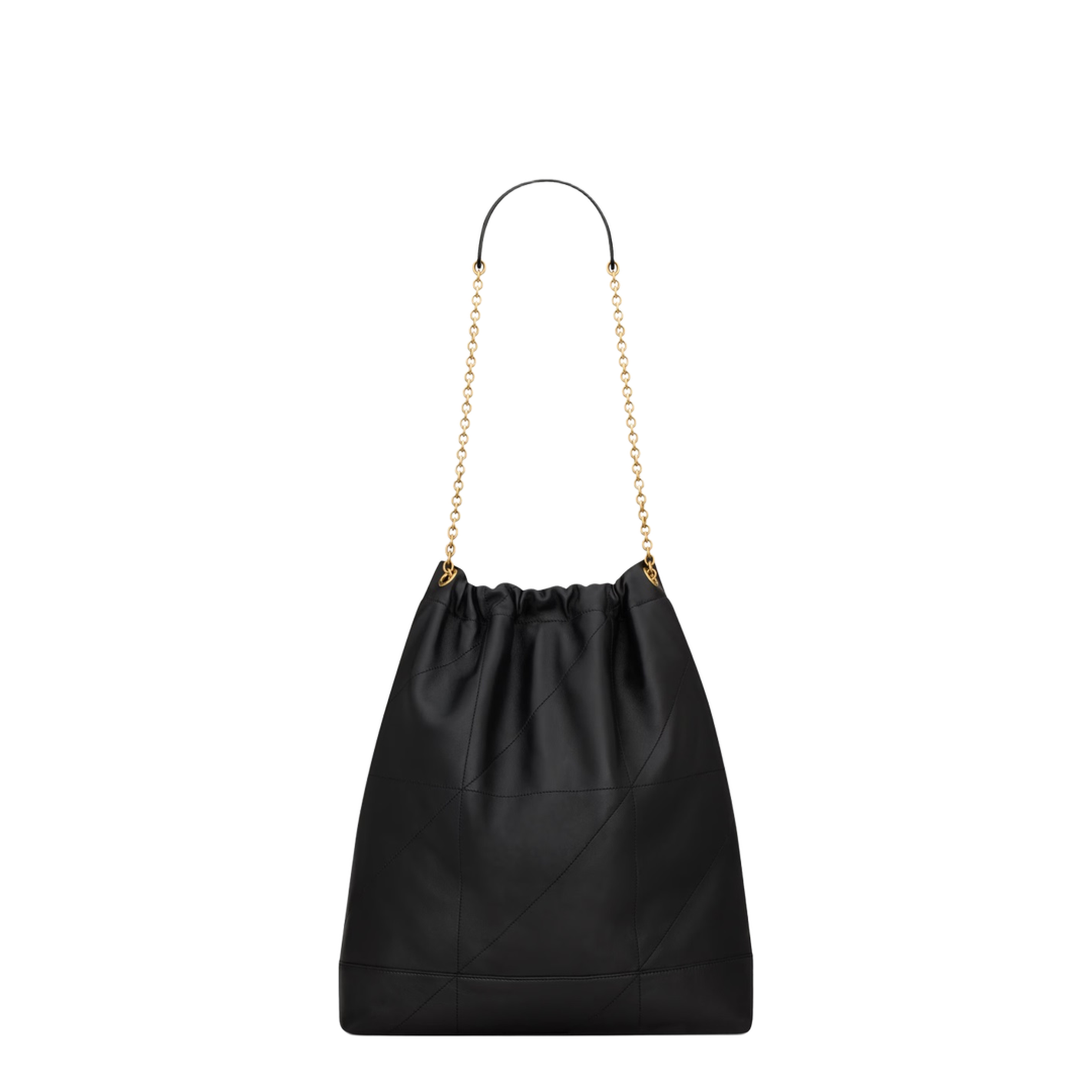 Jamie Large Nappa Bucket Bags - Black