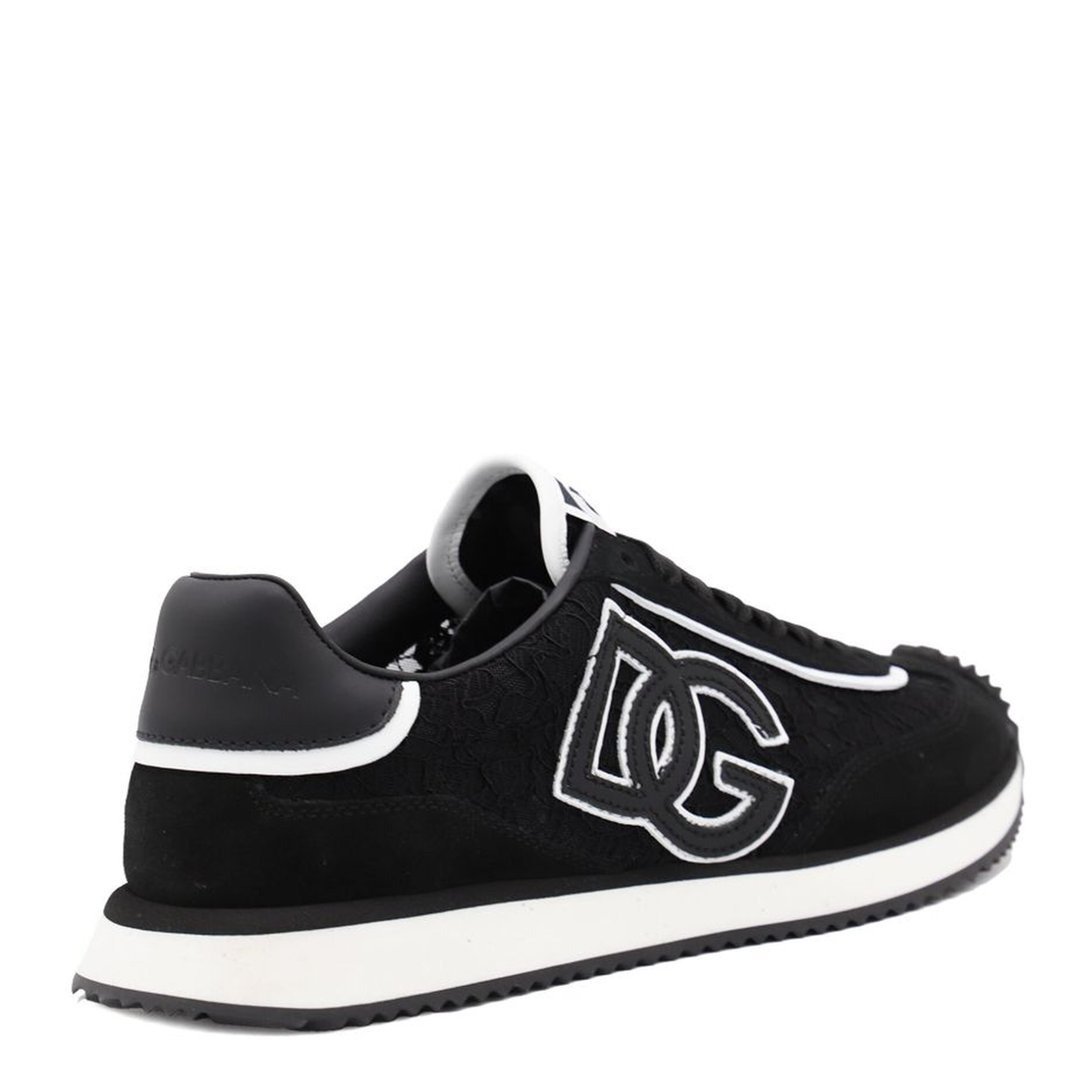 Cushion Sneakers in Calfskin and Fabric