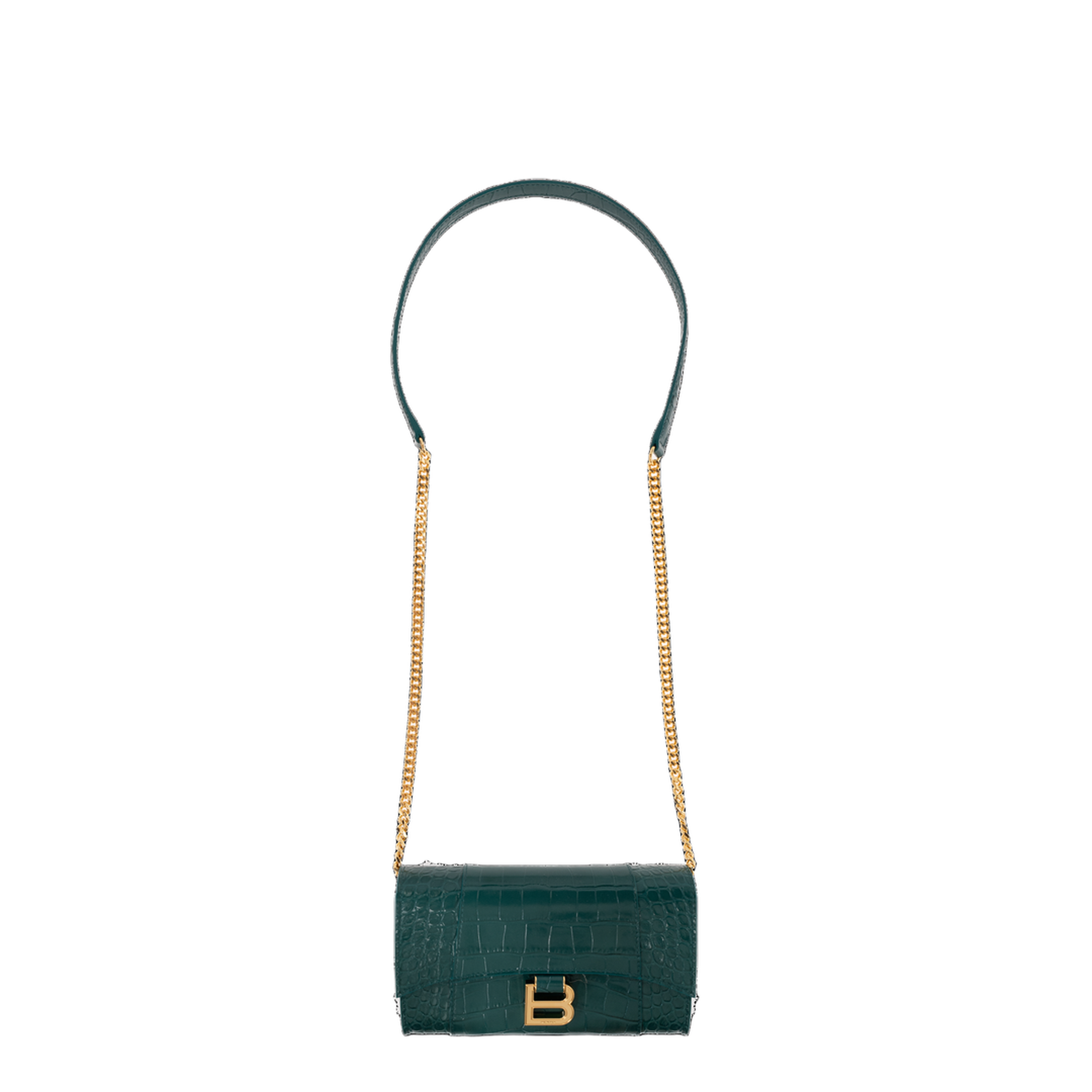 MAYFEYR - Balenciaga - Hourglass Wallet On Chain - 8463432ABLU3108