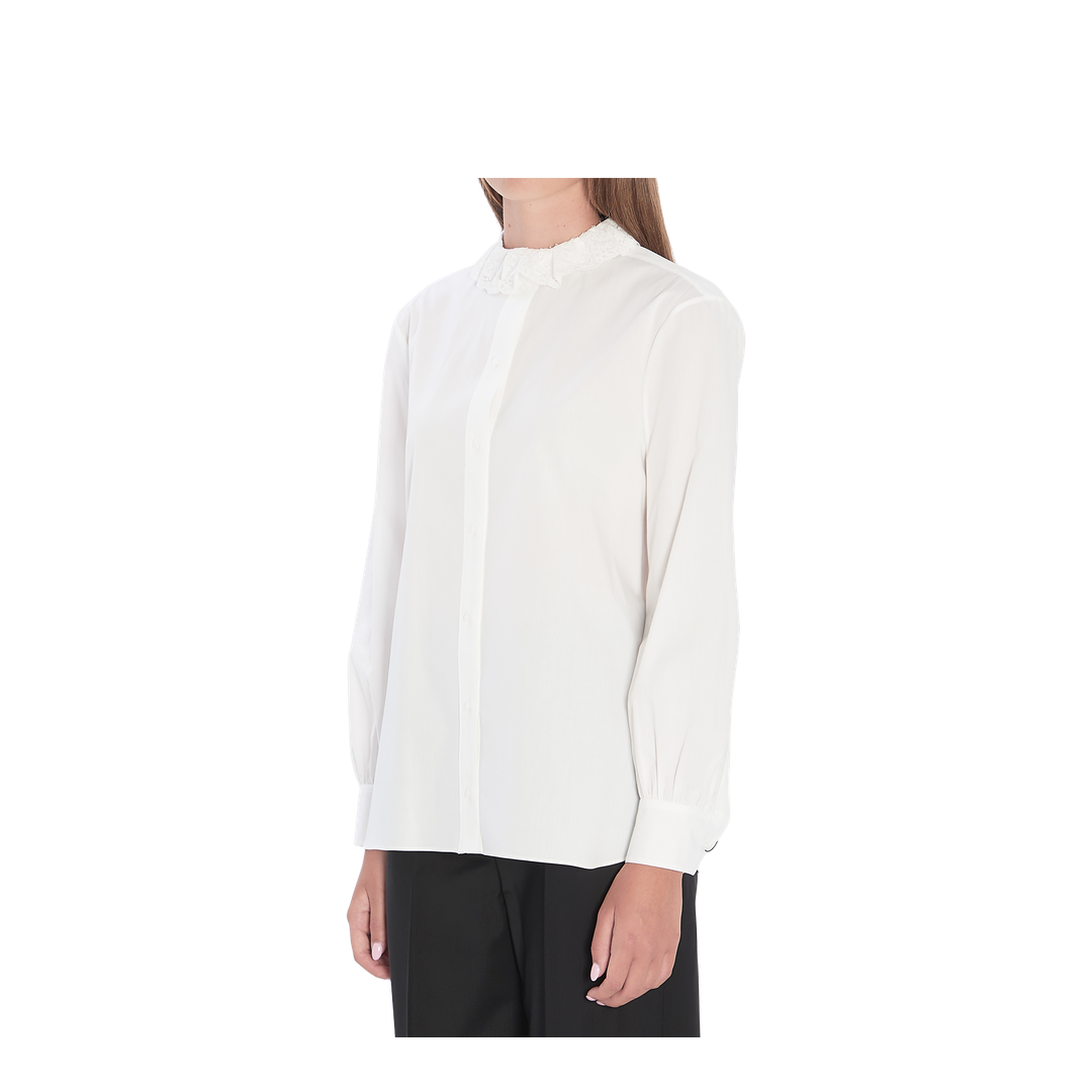Crumpled Poplin Blouse