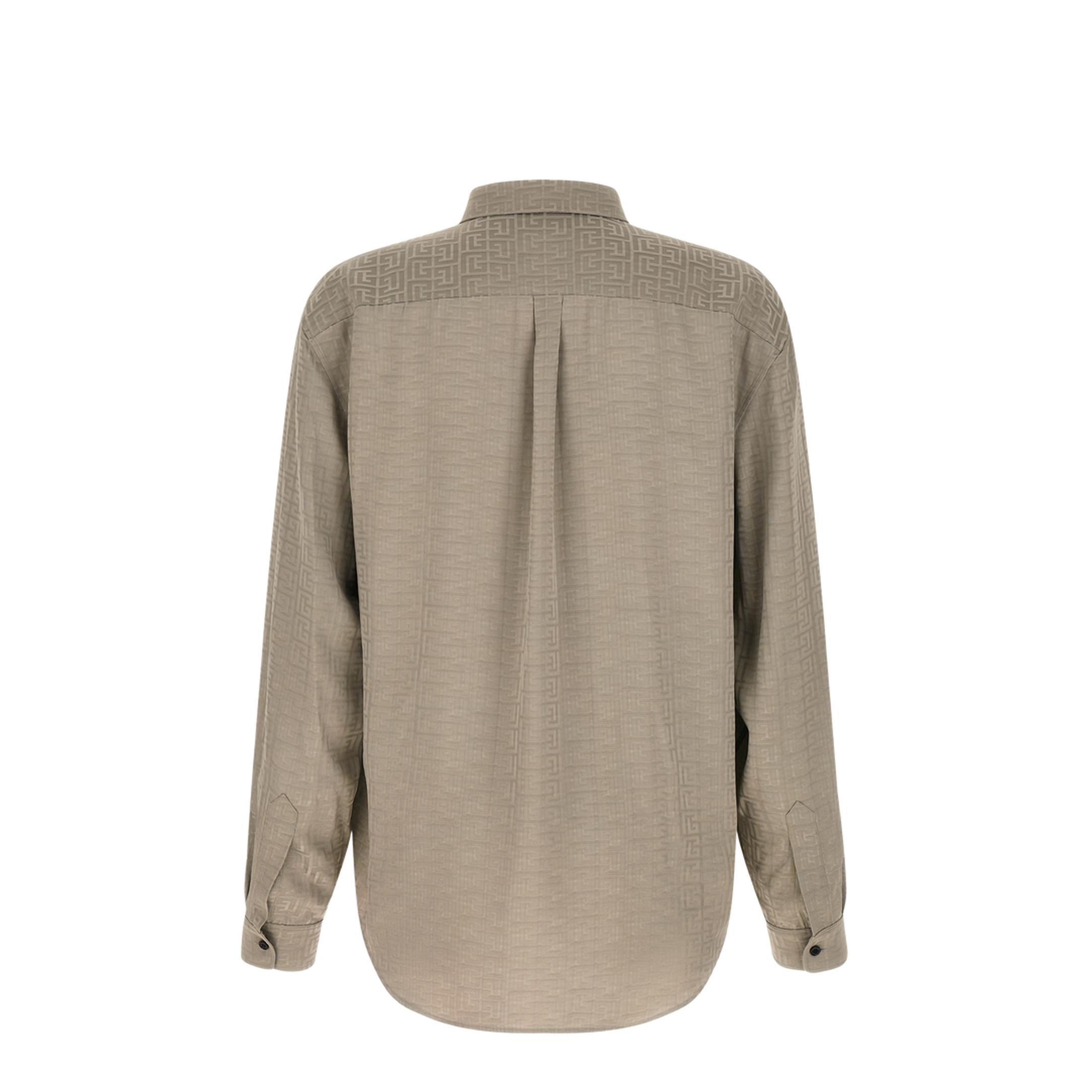 Jacquard Monogram Shirt Natural