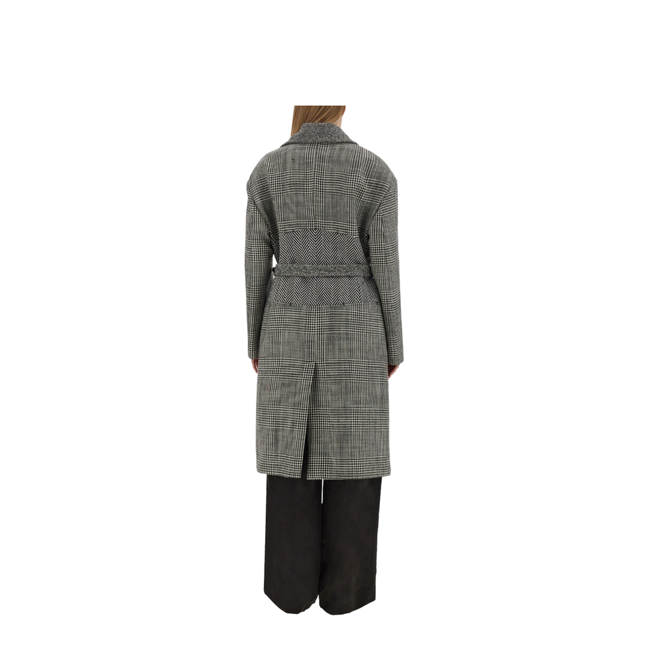 Wool Patchwork Coat
