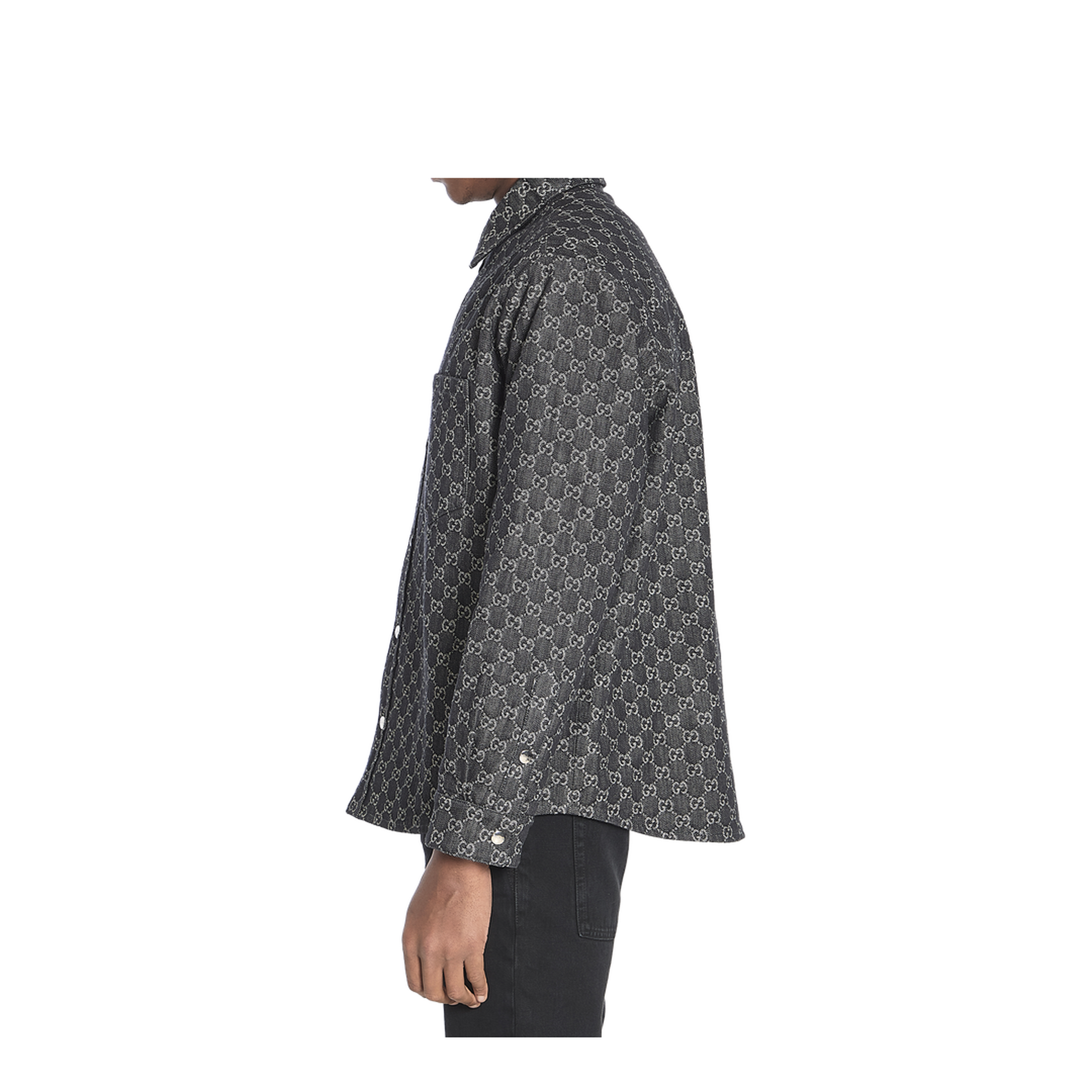 Embroidered Denim Shirt